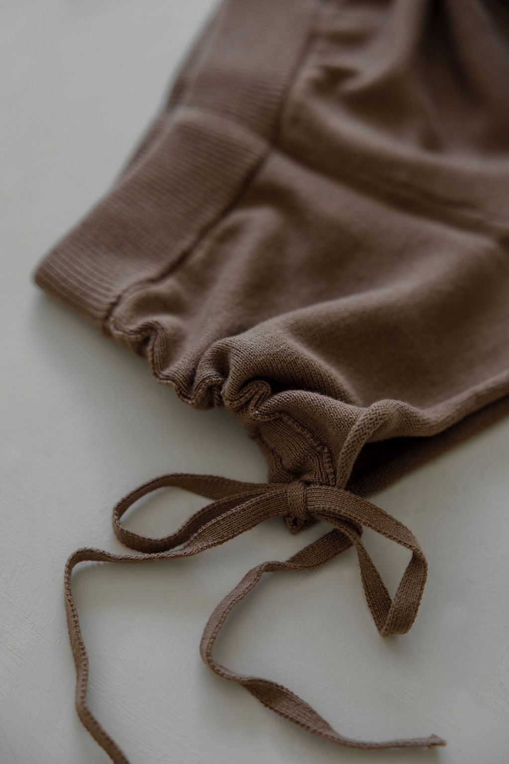 Gathered Knit Shorts | Soil Beads