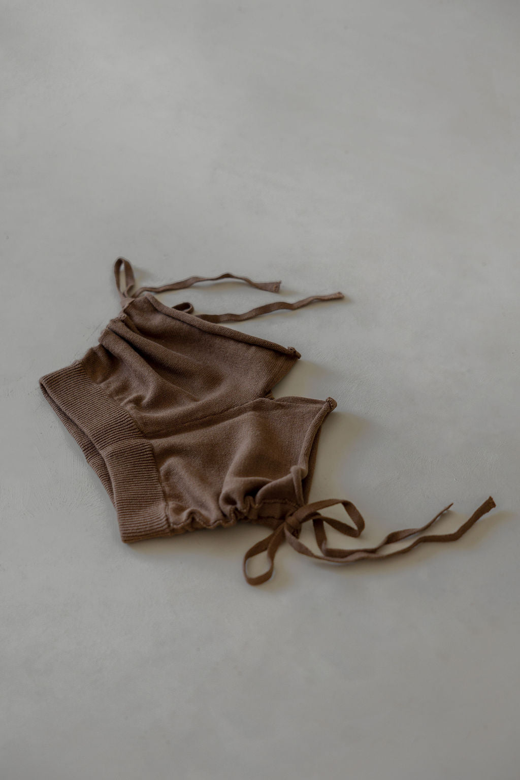 Gathered Knit Shorts | Soil Beads