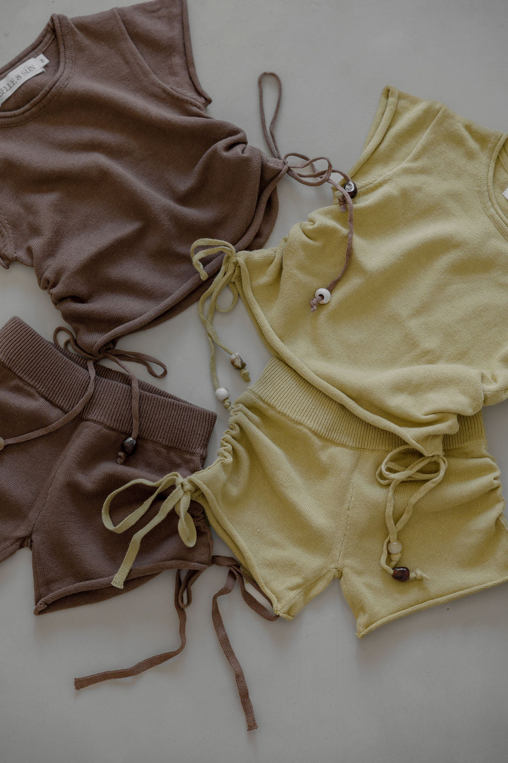 Gathered Knit Tshirt | Soil Beads