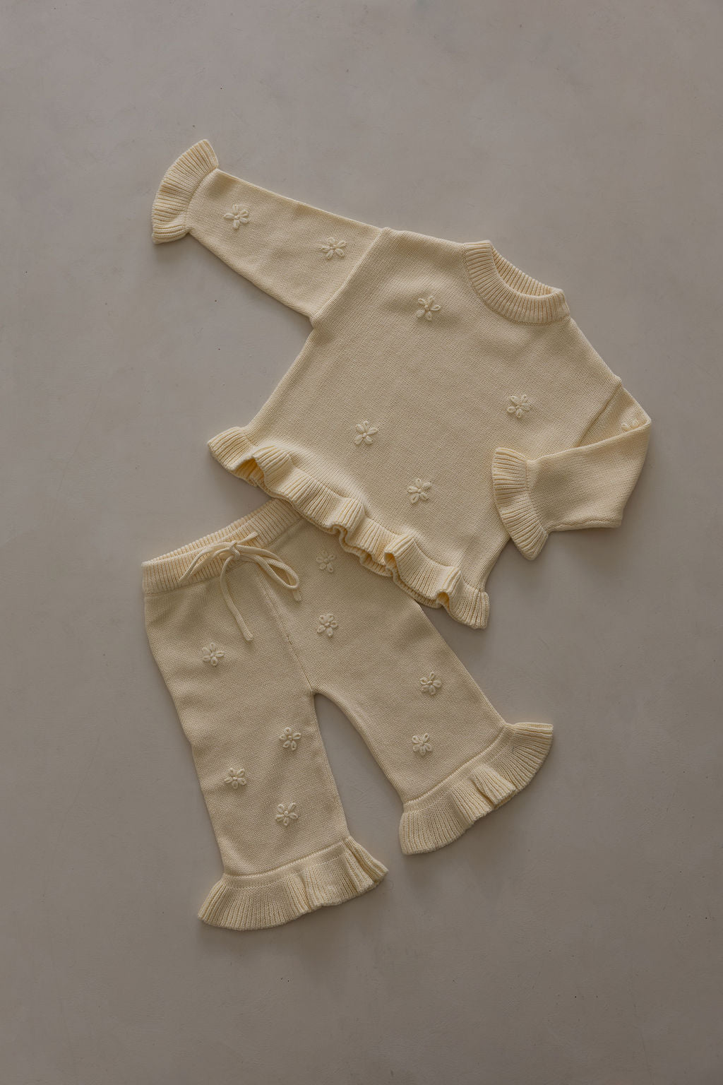 Frill Embroidery Pants | Citrus