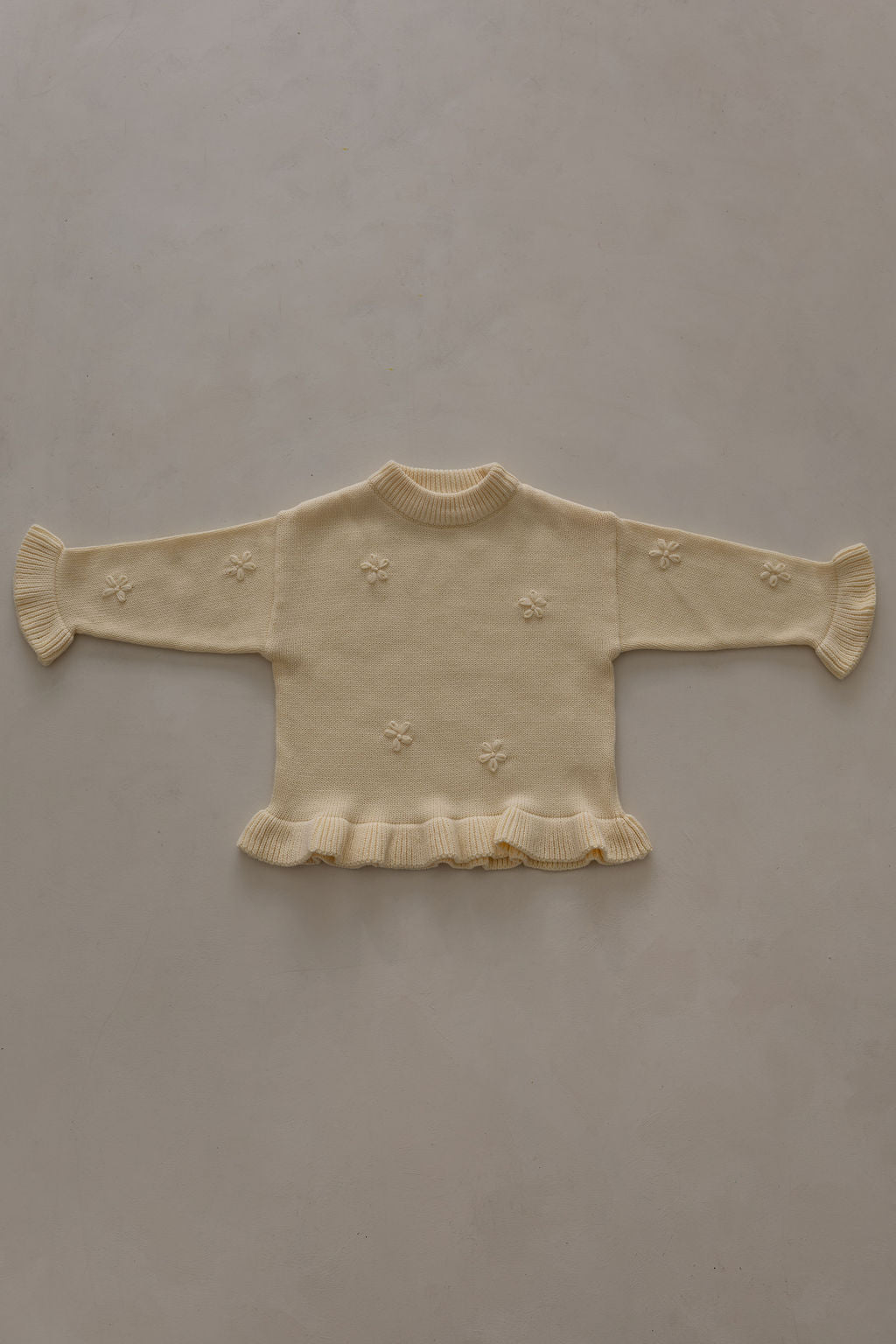 Knit Embroidery Pullover | Citrus