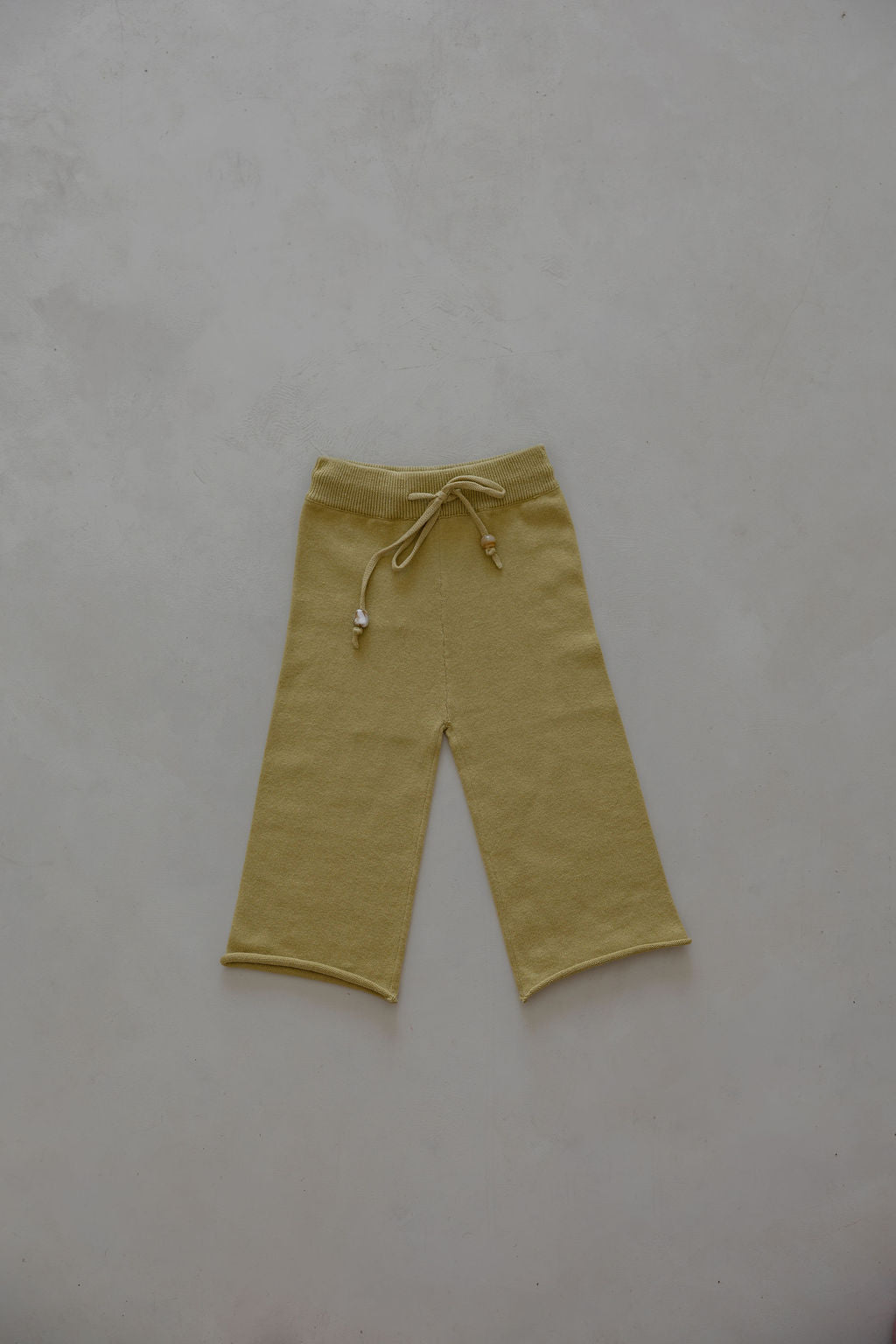 Gathered Knit Pants | Sour Melon Beads