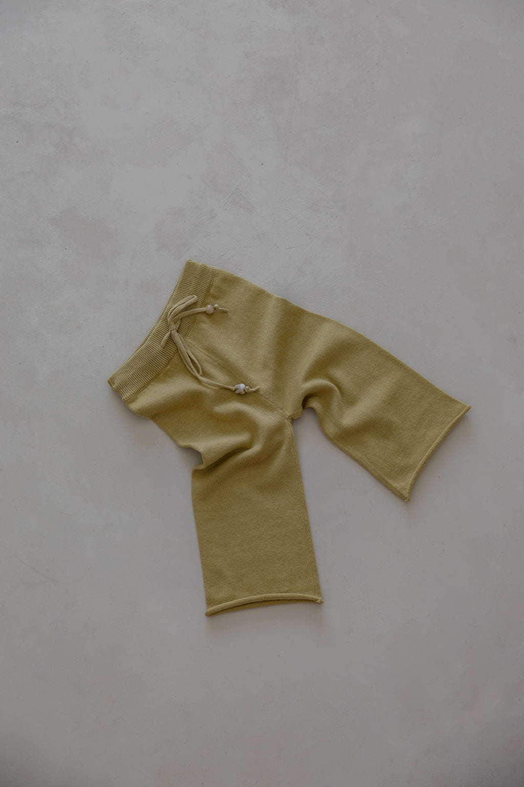 Gathered Knit Pants | Sour Melon Beads