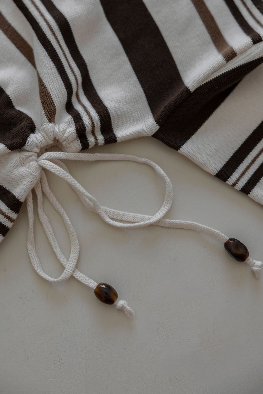 Long Sleeve Dress | Earth Stripe Beads