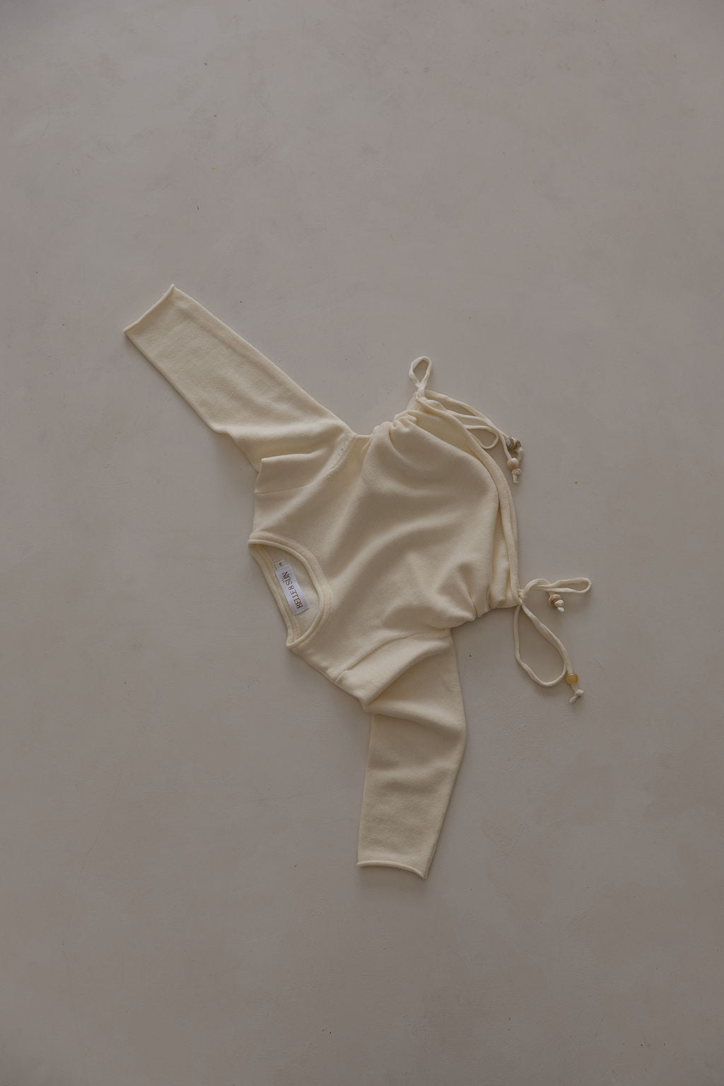 Gathered Top | Natural Beads