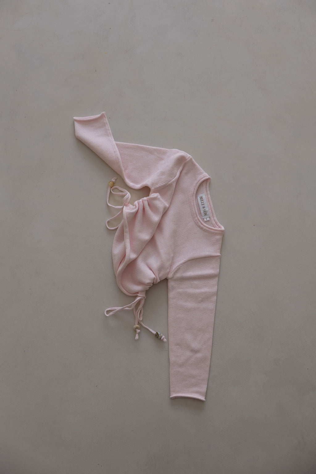 Gathered Pullover | Pink Beads