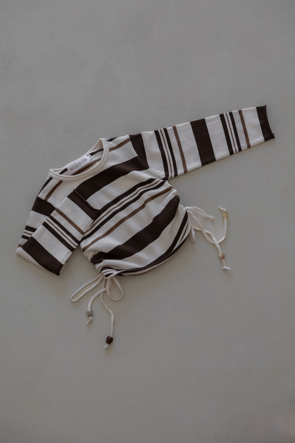 Gathered Pullover | Earth Stripe Beads