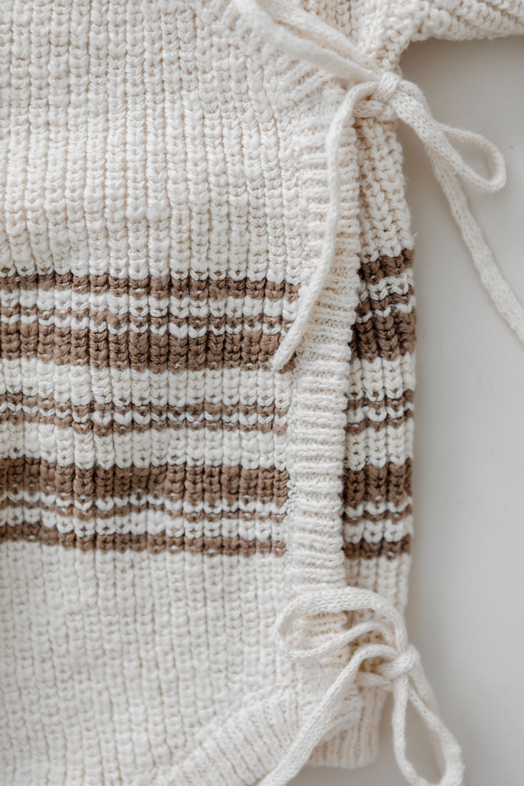 Kimono Romper | Textured Stripe