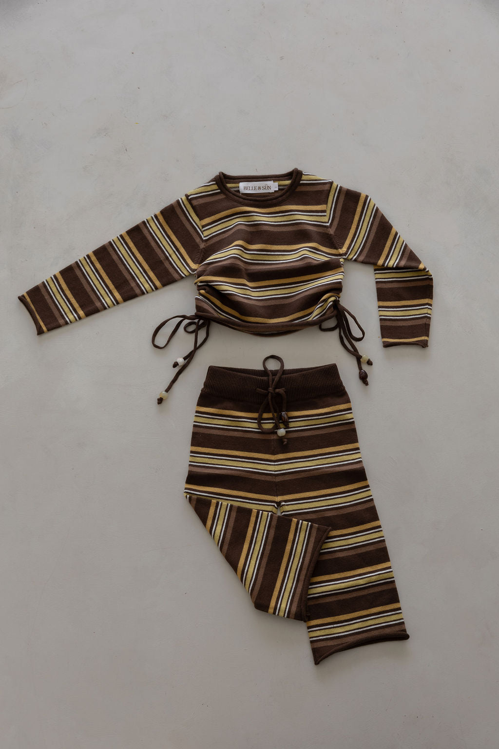 Pullover Top | Sunset Stripe Beads