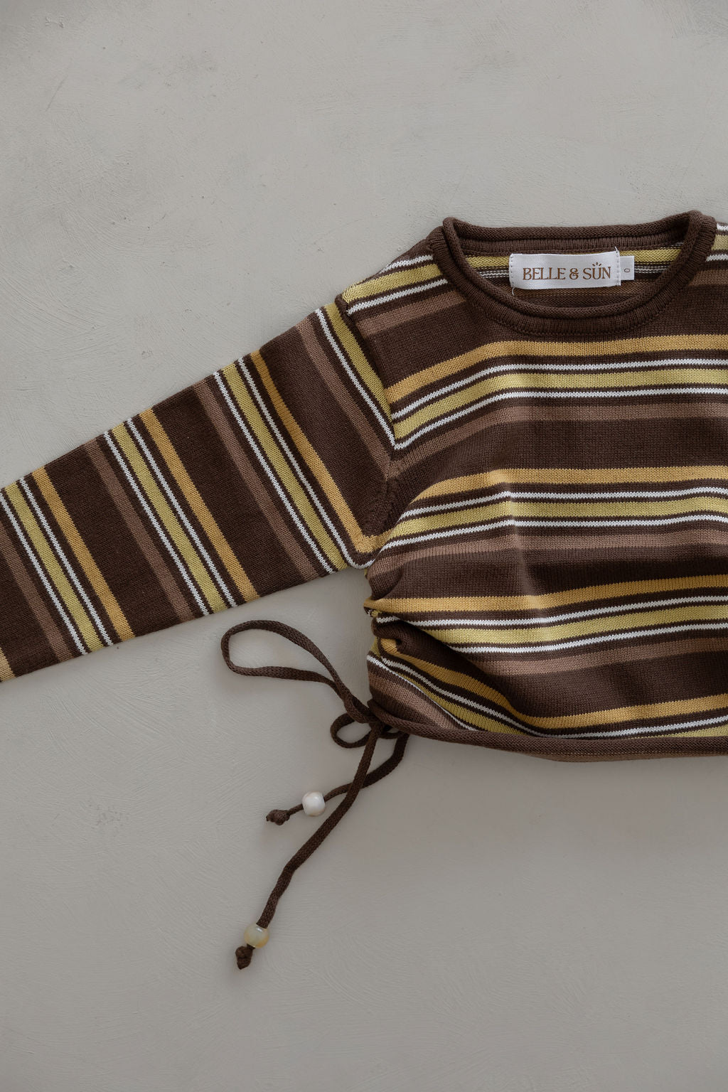 Pullover Top | Sunset Stripe Beads