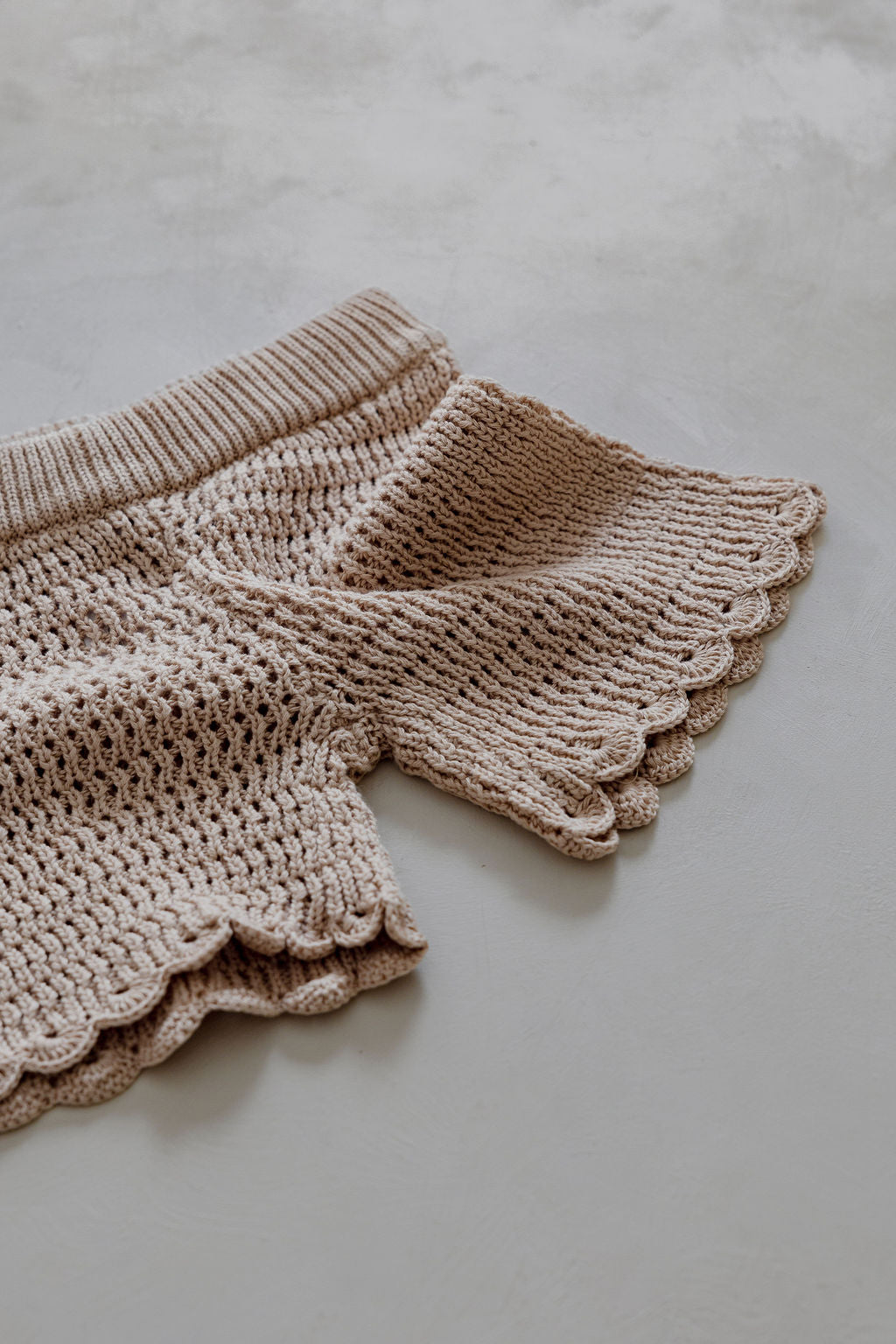Crochet Shorts | Sand