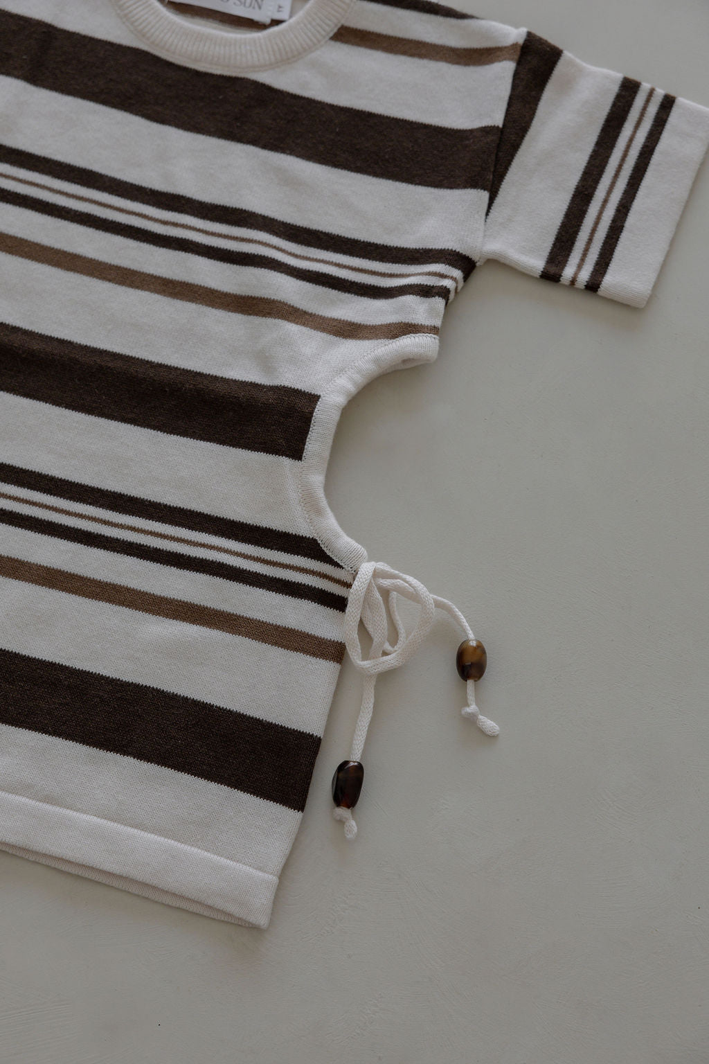 Keyhole Dress | Earth Stripe