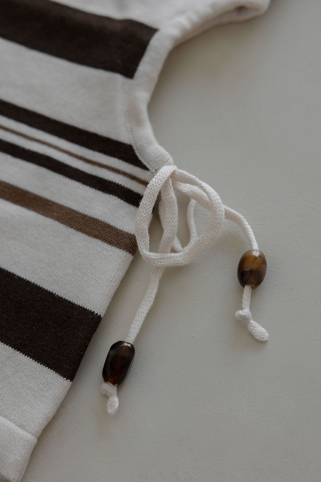 Keyhole Dress | Earth Stripe