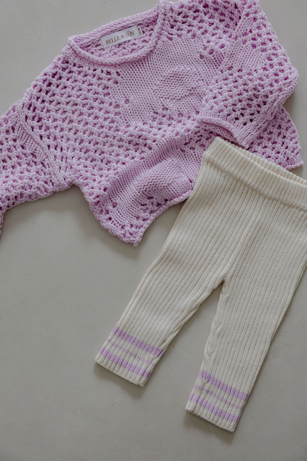 Crochet Pullover | Mauve