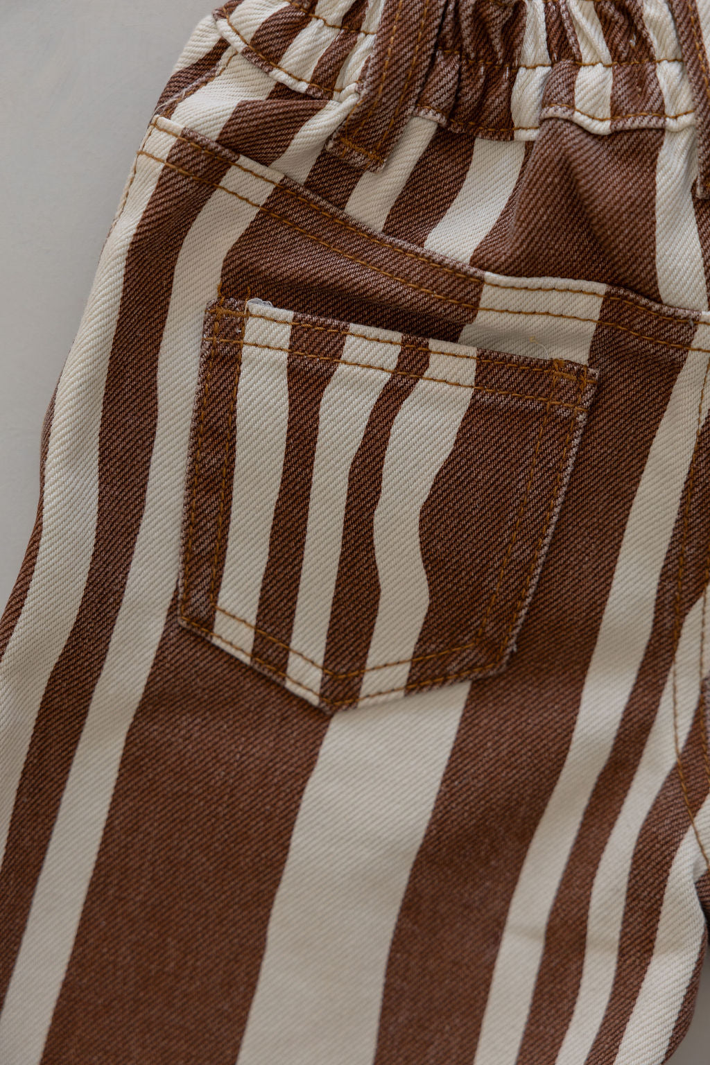 Denim Jeans | Wavy Stripe