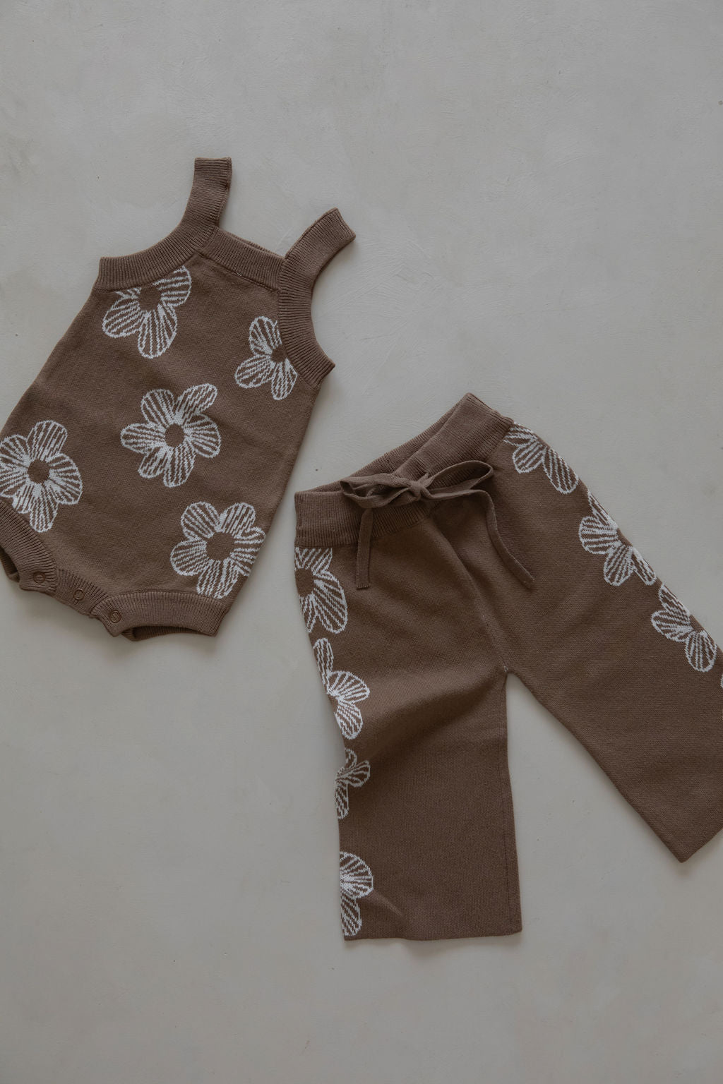 Flower Playsuit | Cocoa