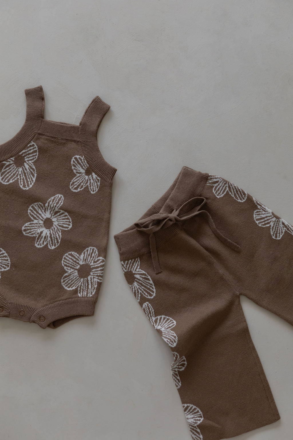 Flower Playsuit | Cocoa