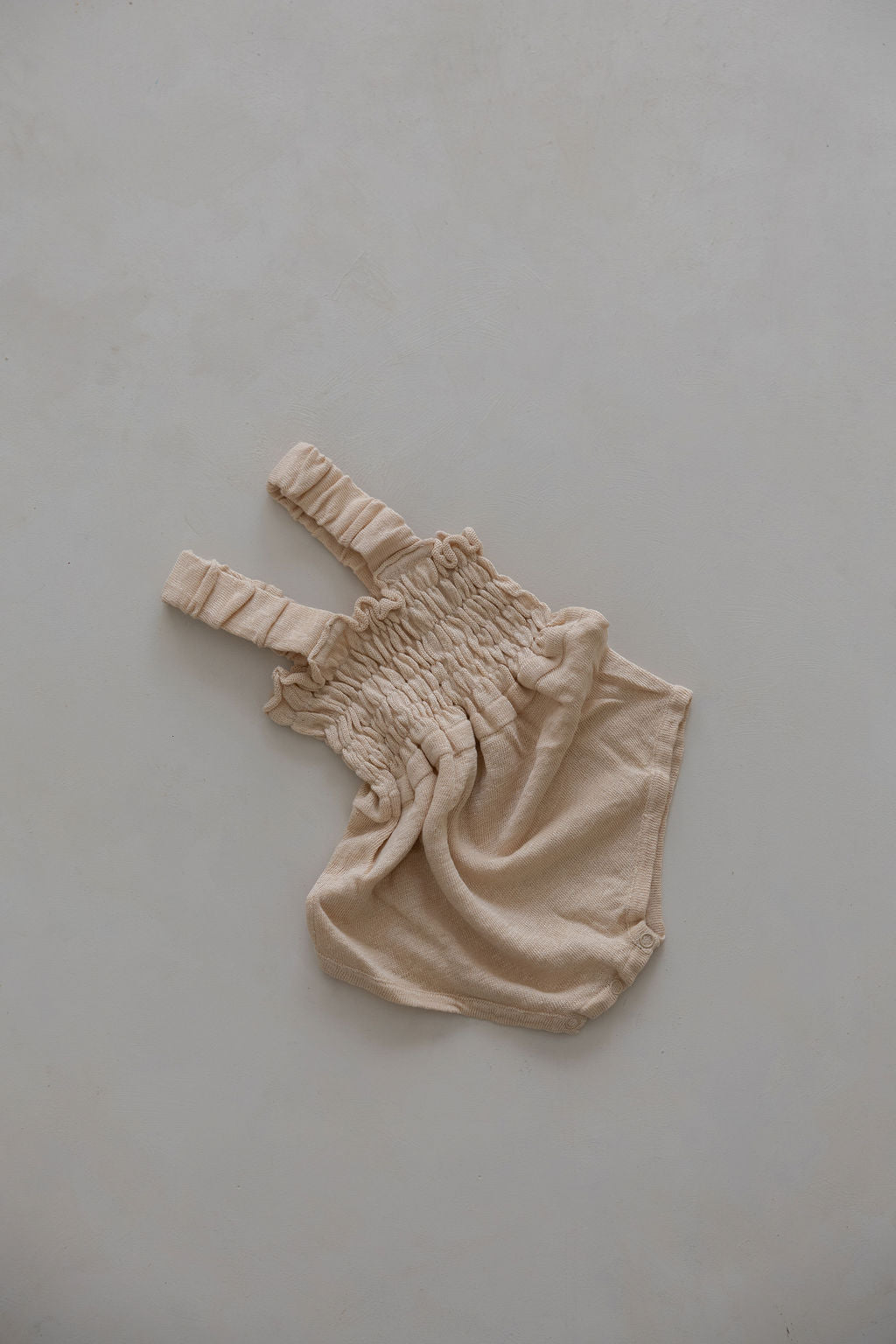 Linen Romper | Wheat