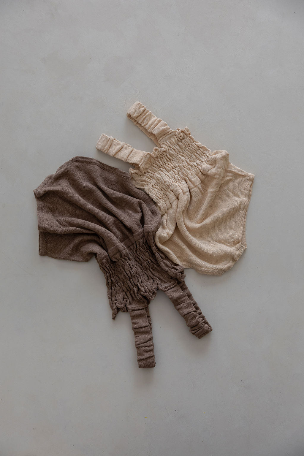 Linen Romper | Wheat