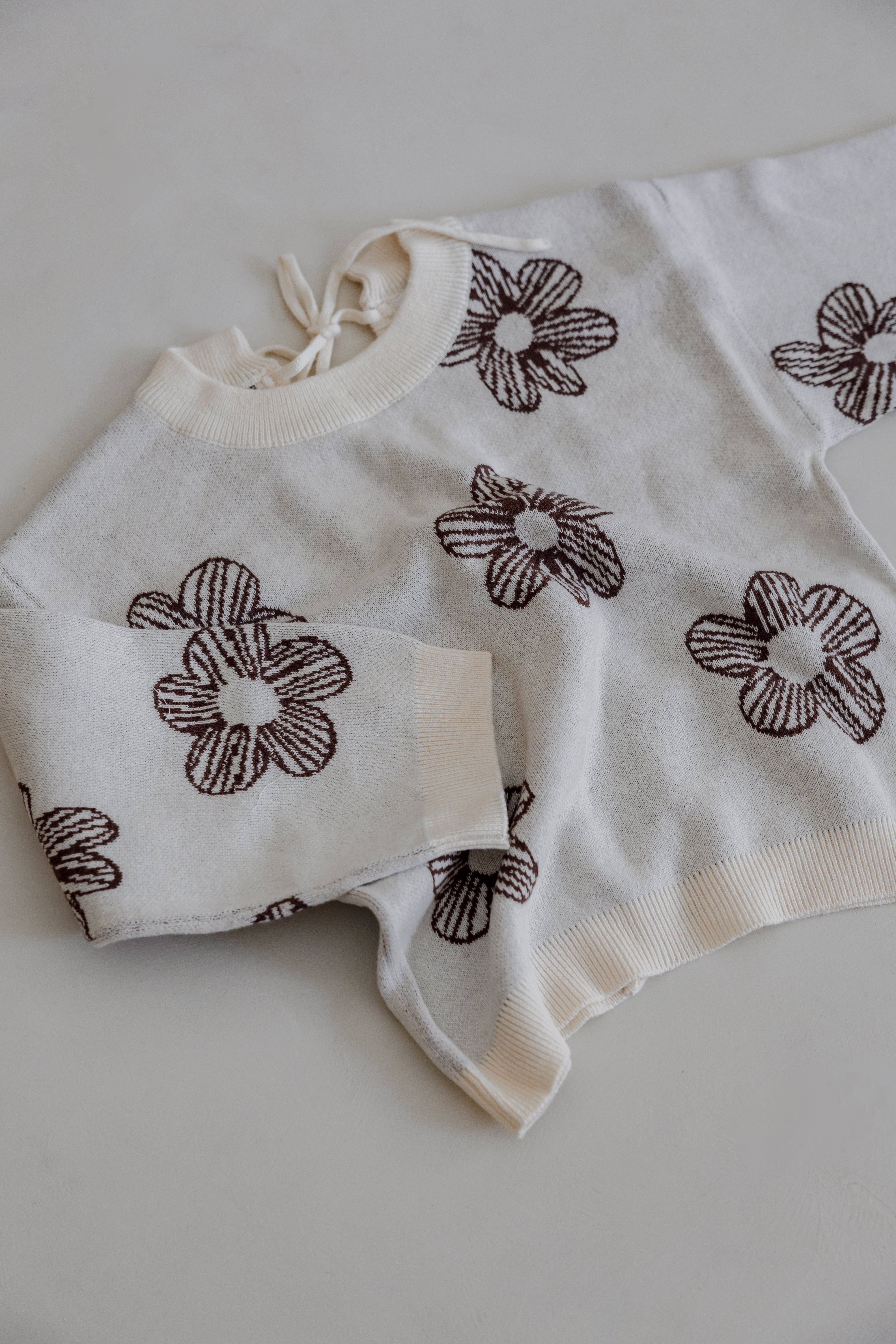 Tie-up Top | Natural Flower