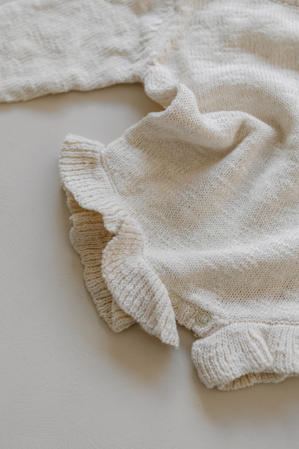 Frill Romper | Shell