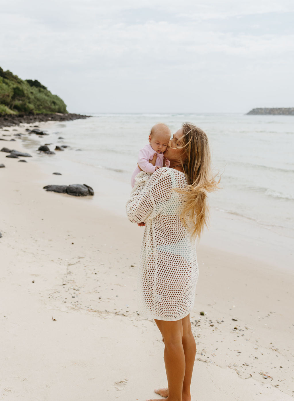 Woman's Crochet Beach Dress | Natural
