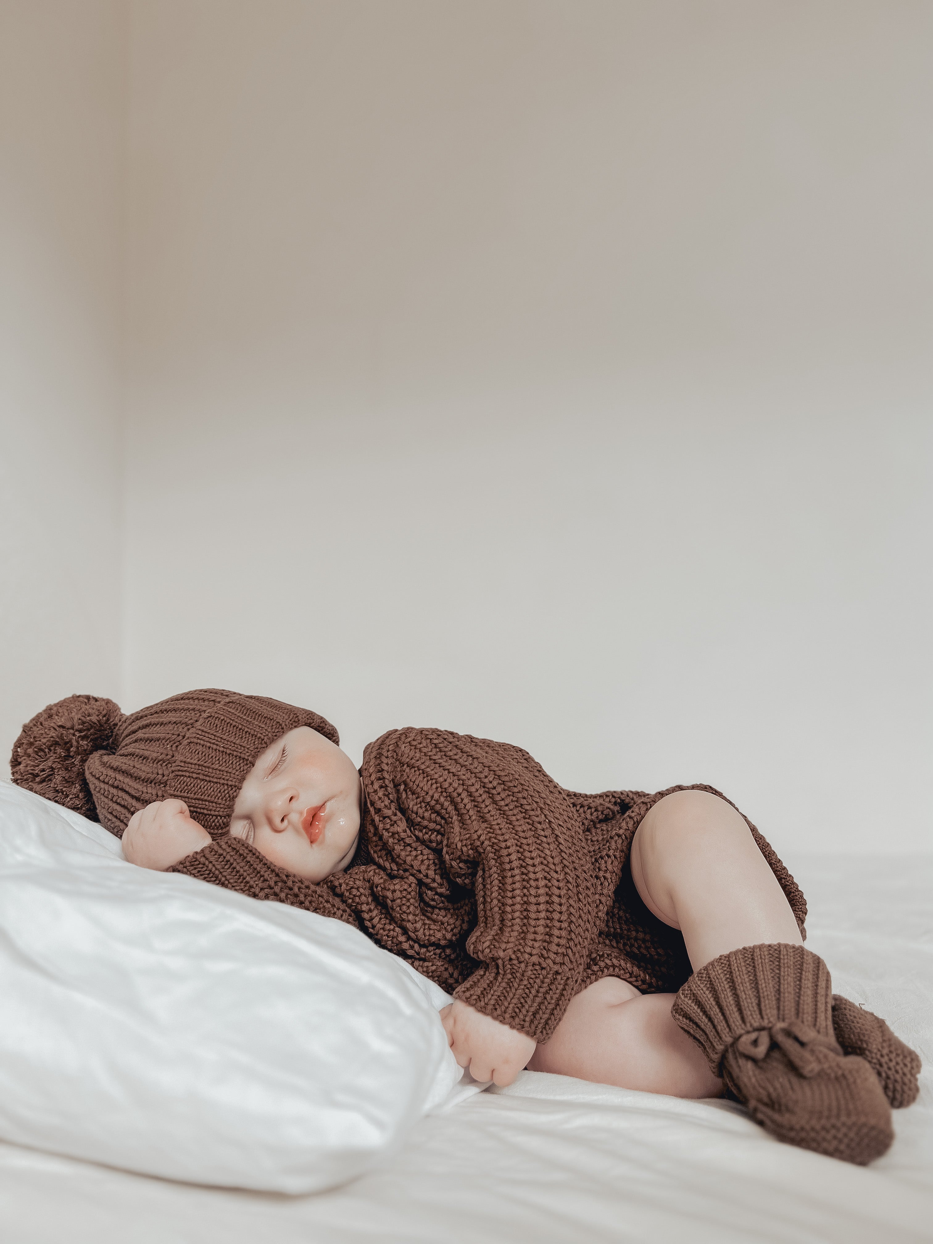 Chunky Romper | Cocoa