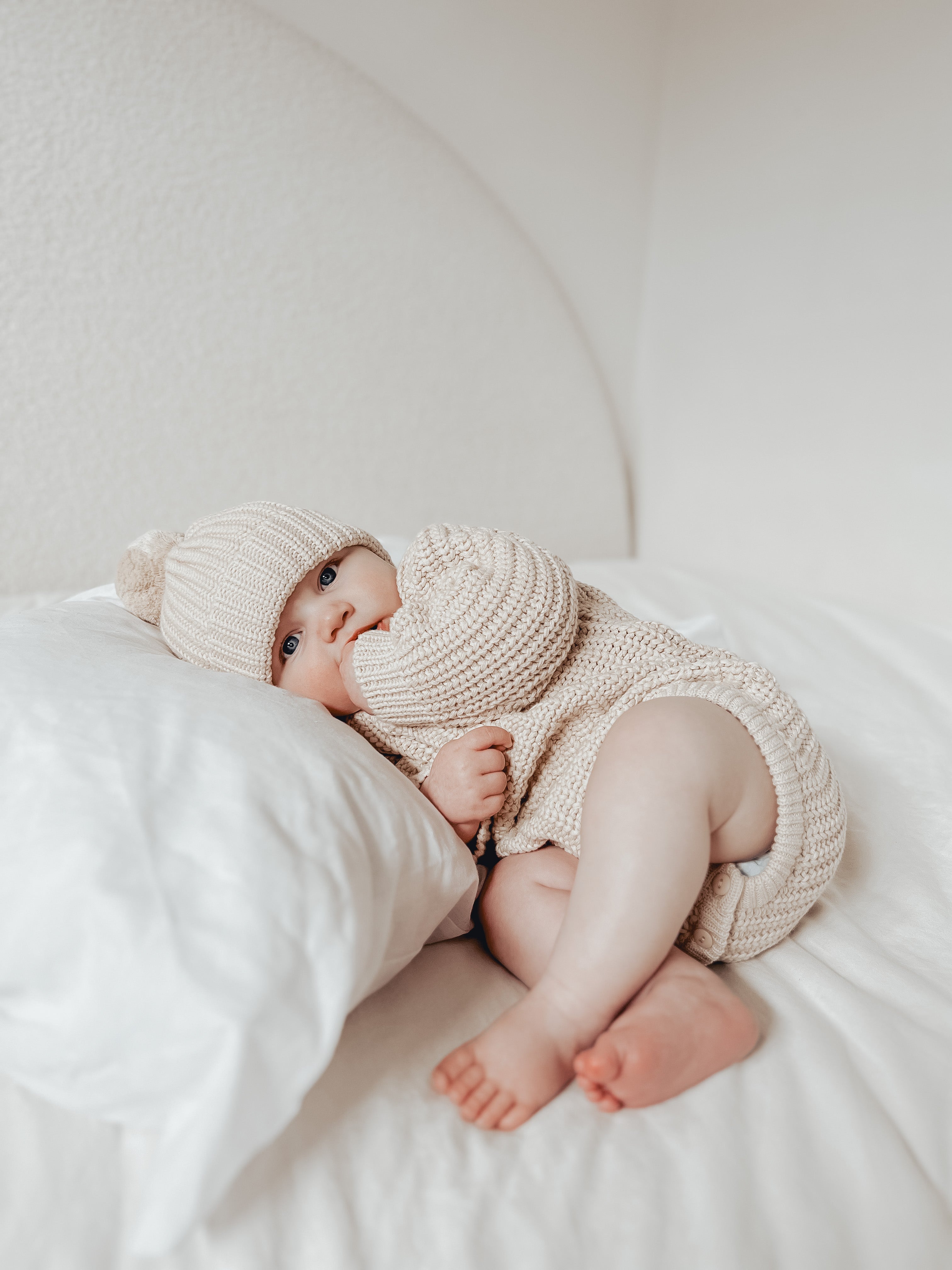 Chunky Romper | Almond