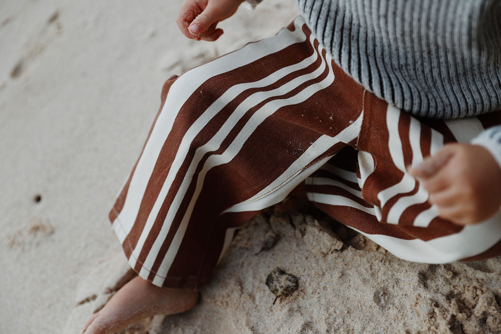 Denim Jeans | Wavy Stripe