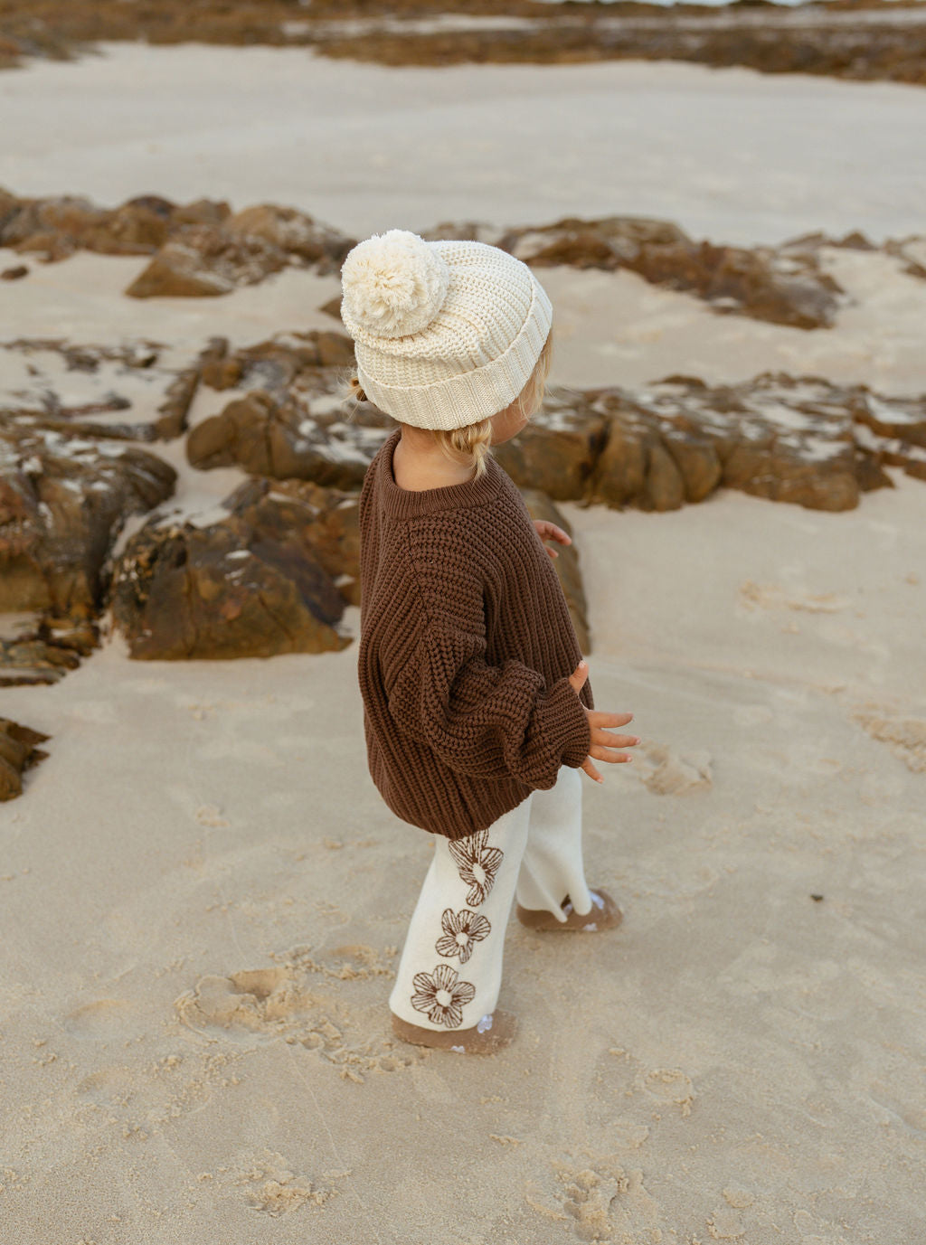 Flower Pants | Natural