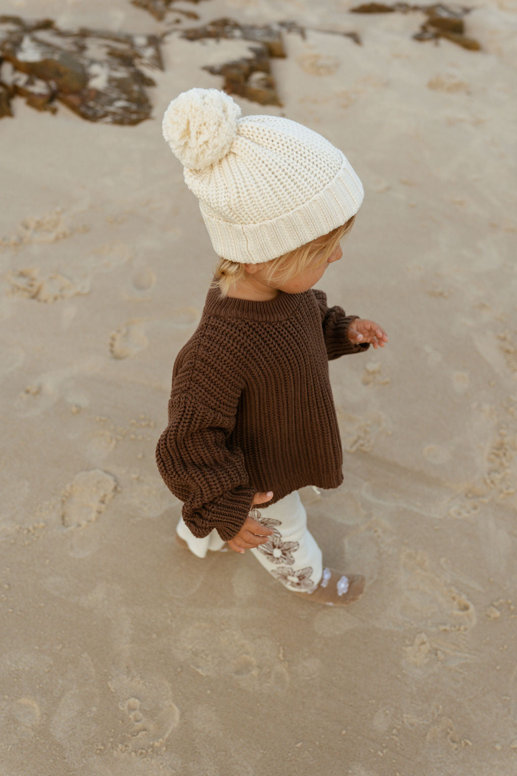 Flower Pants | Natural