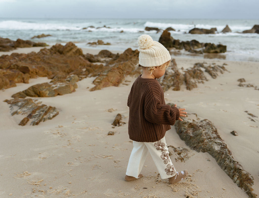 Flower Pants | Natural