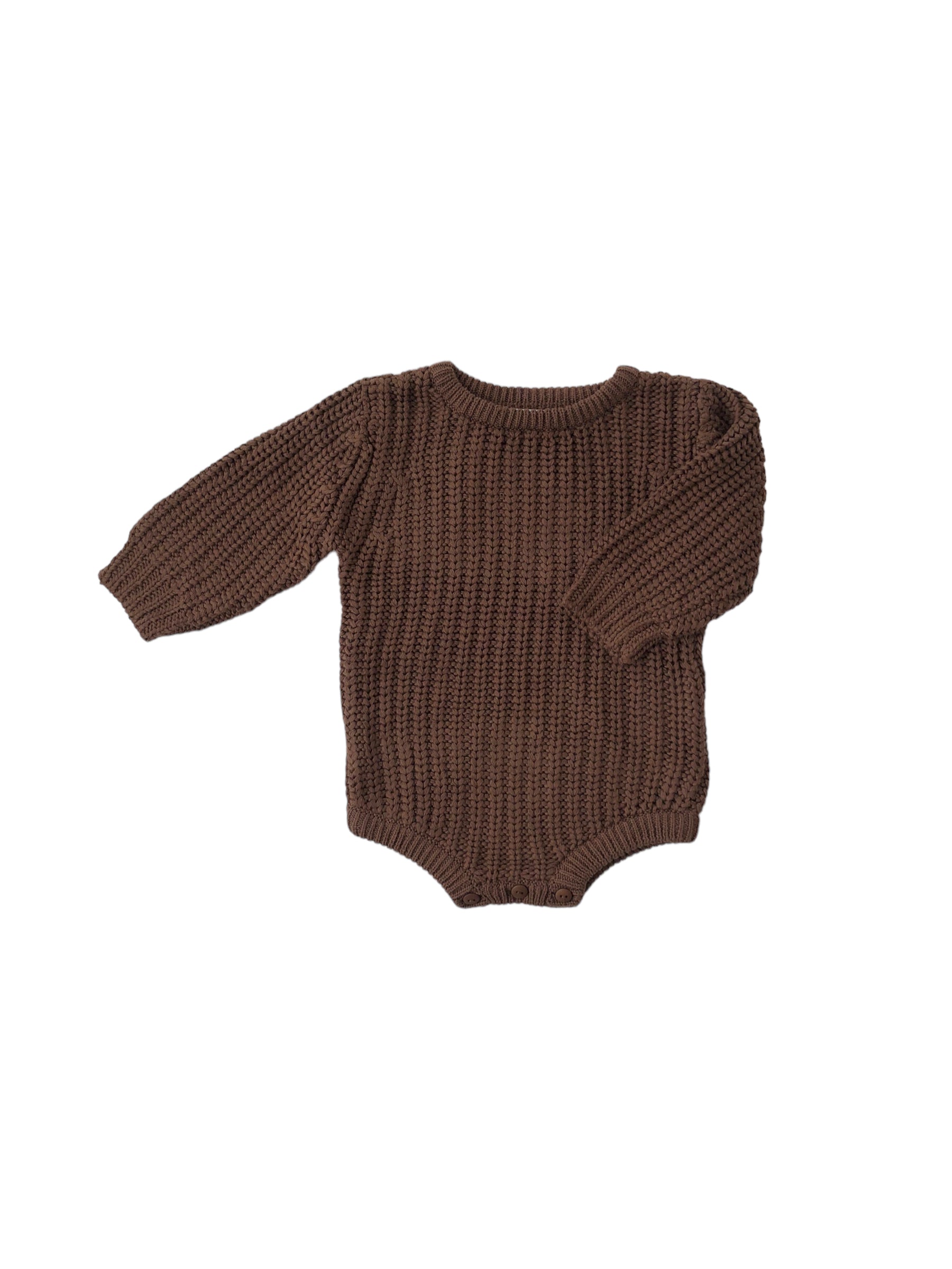 Chunky Romper | Cacao