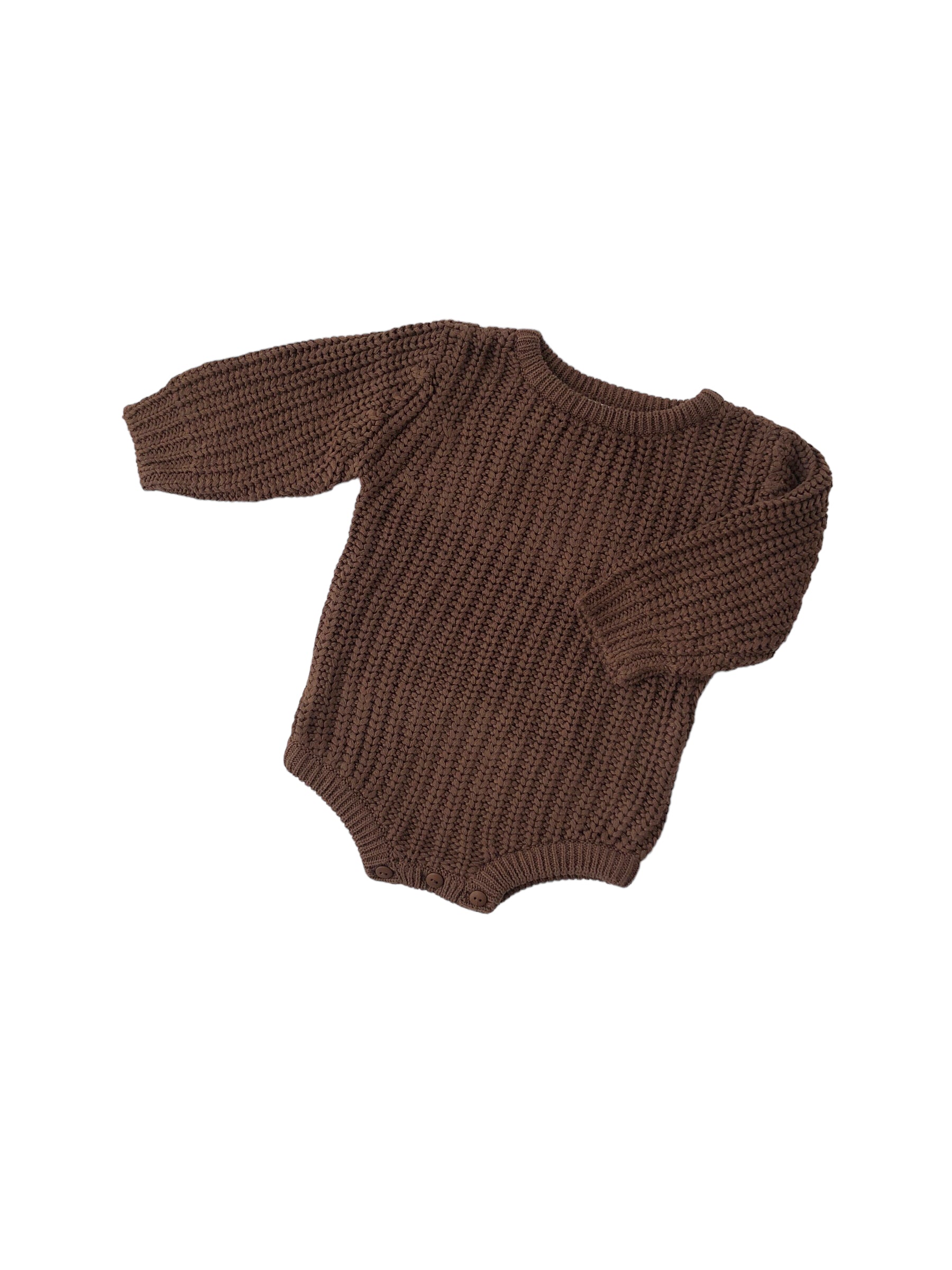 Chunky Romper | Cacao