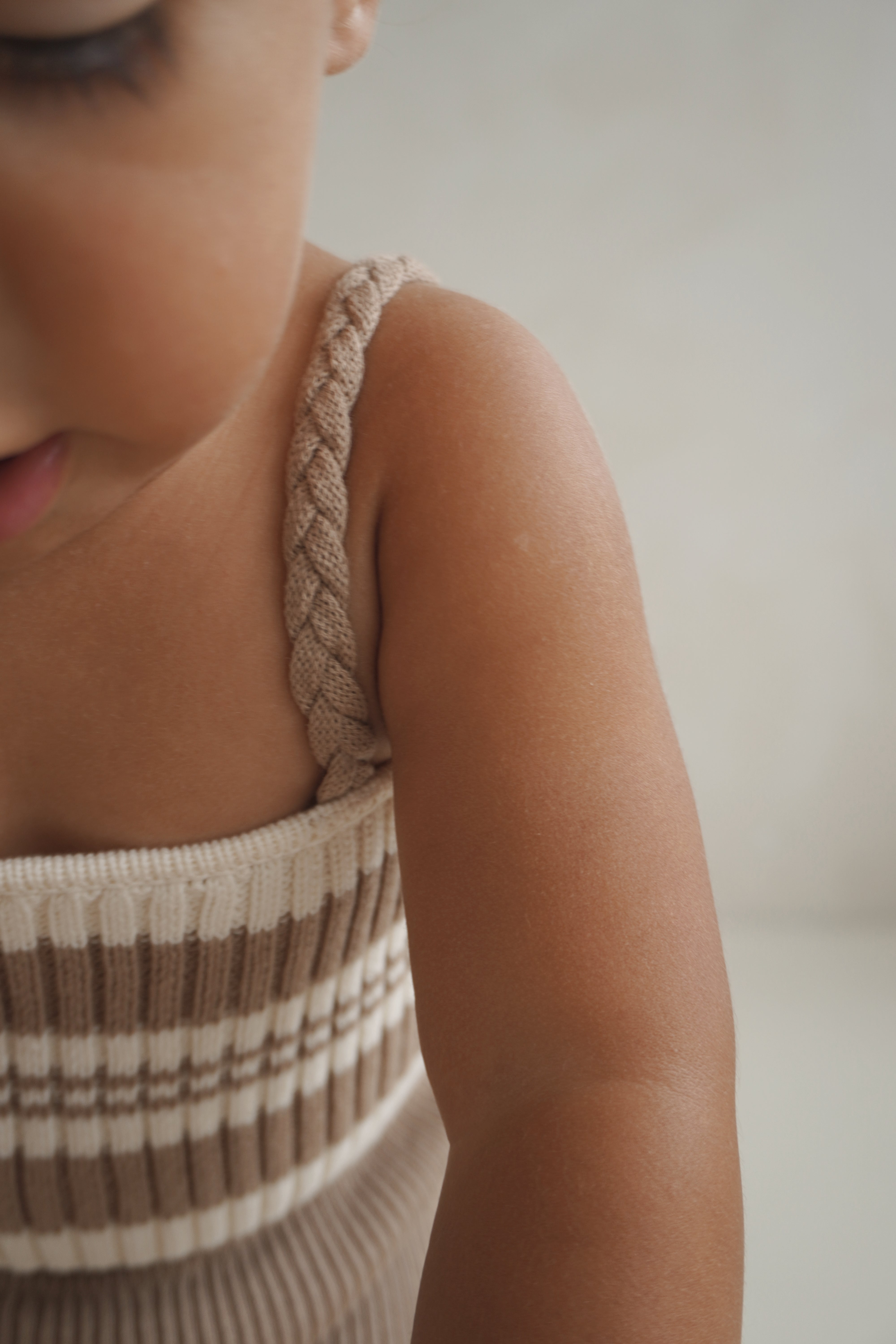 Braid Crop Top | Cedar Stripe