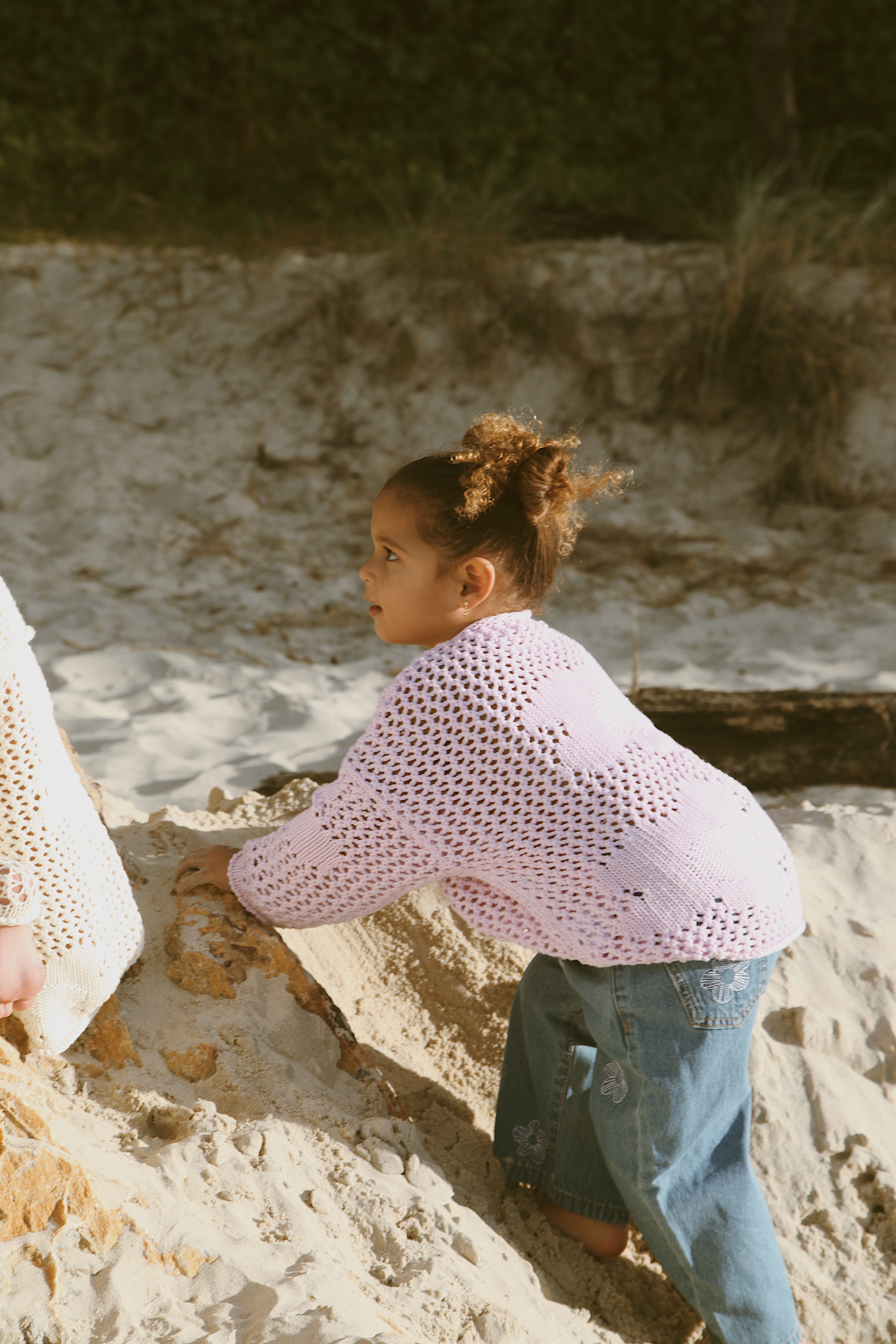 Crochet Pullover | Mauve