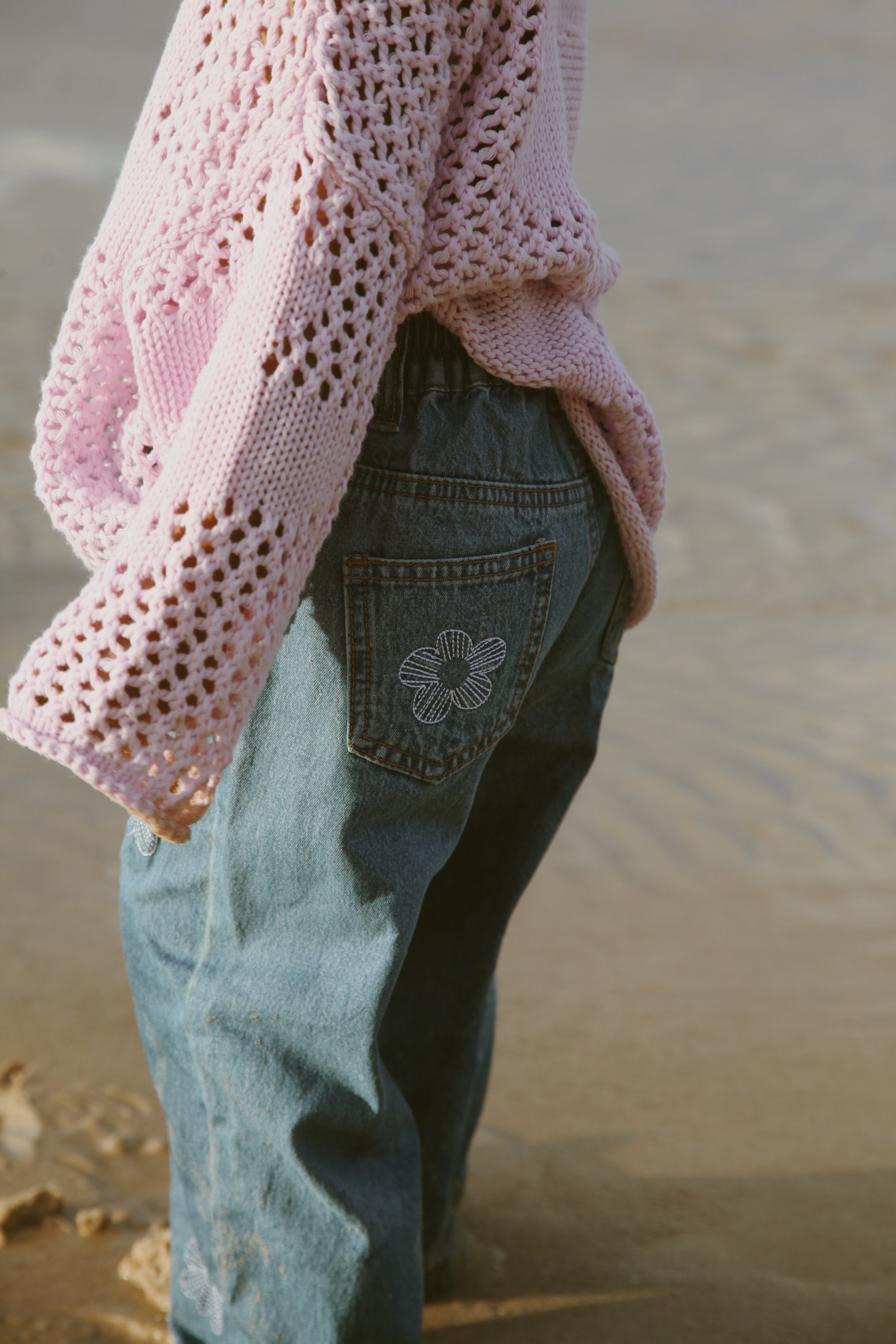 Crochet Pullover | Mauve