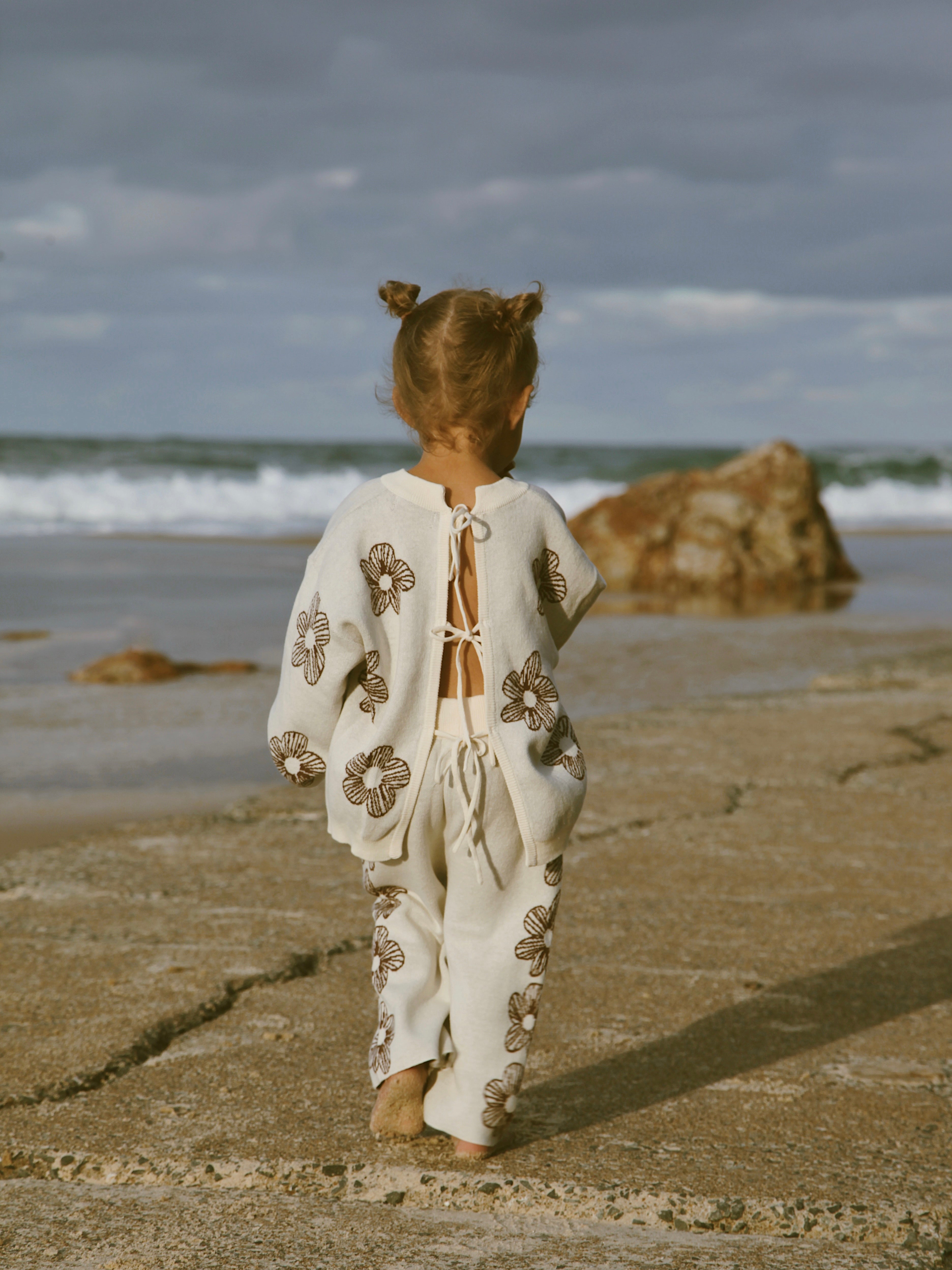 Flower Pants | Natural