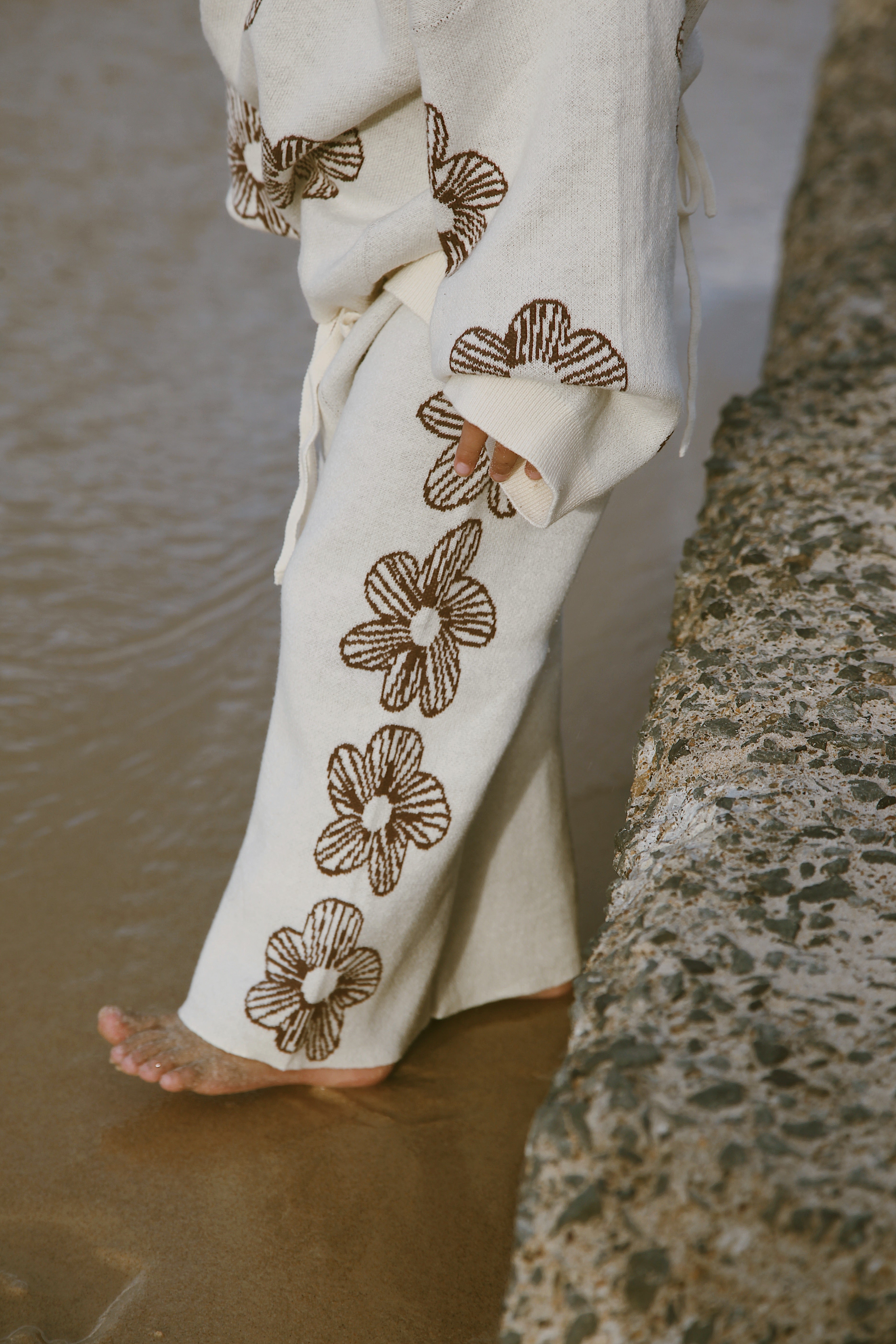 Flower Pants | Natural