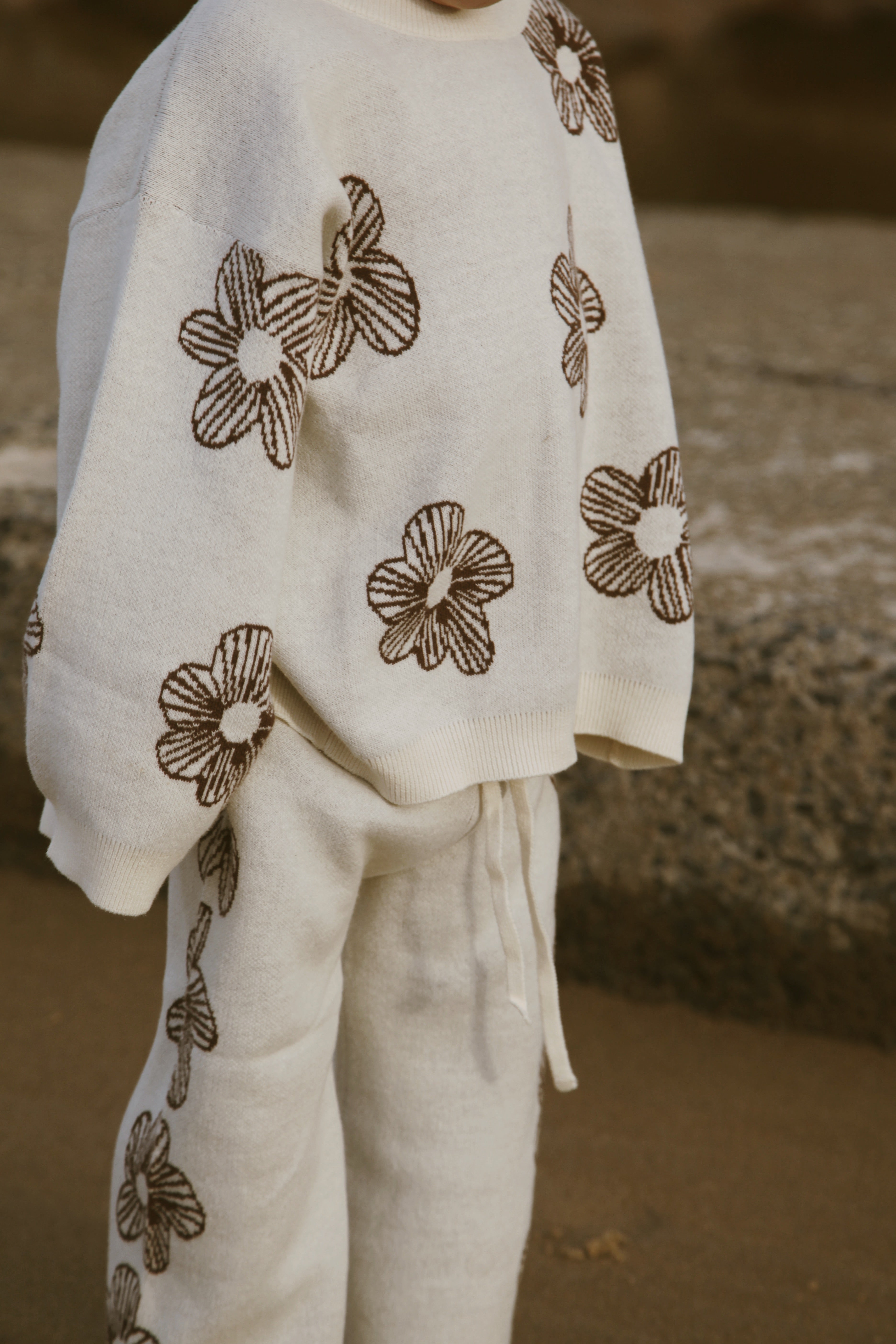 Flower Pants | Natural