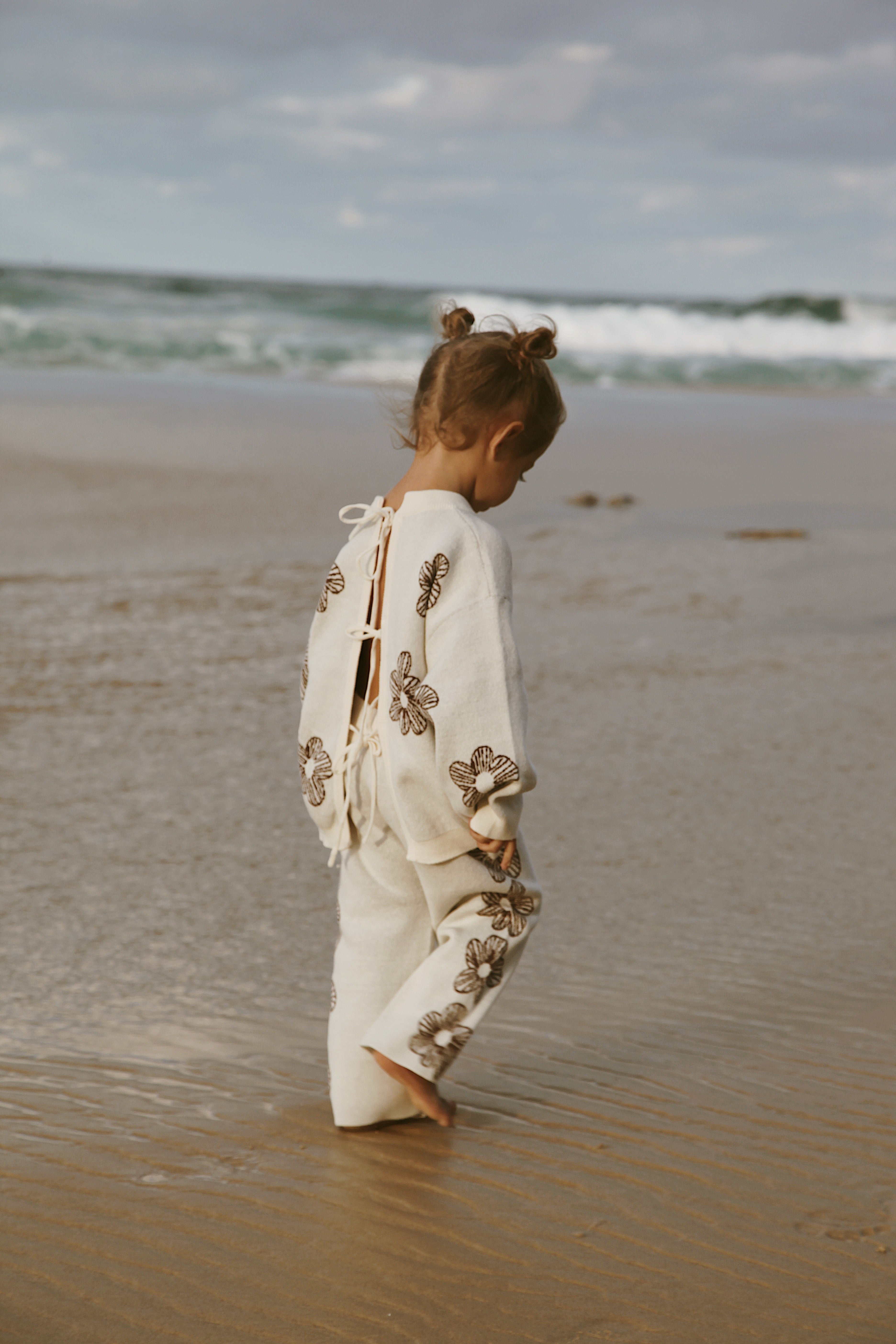 Flower Pants | Natural