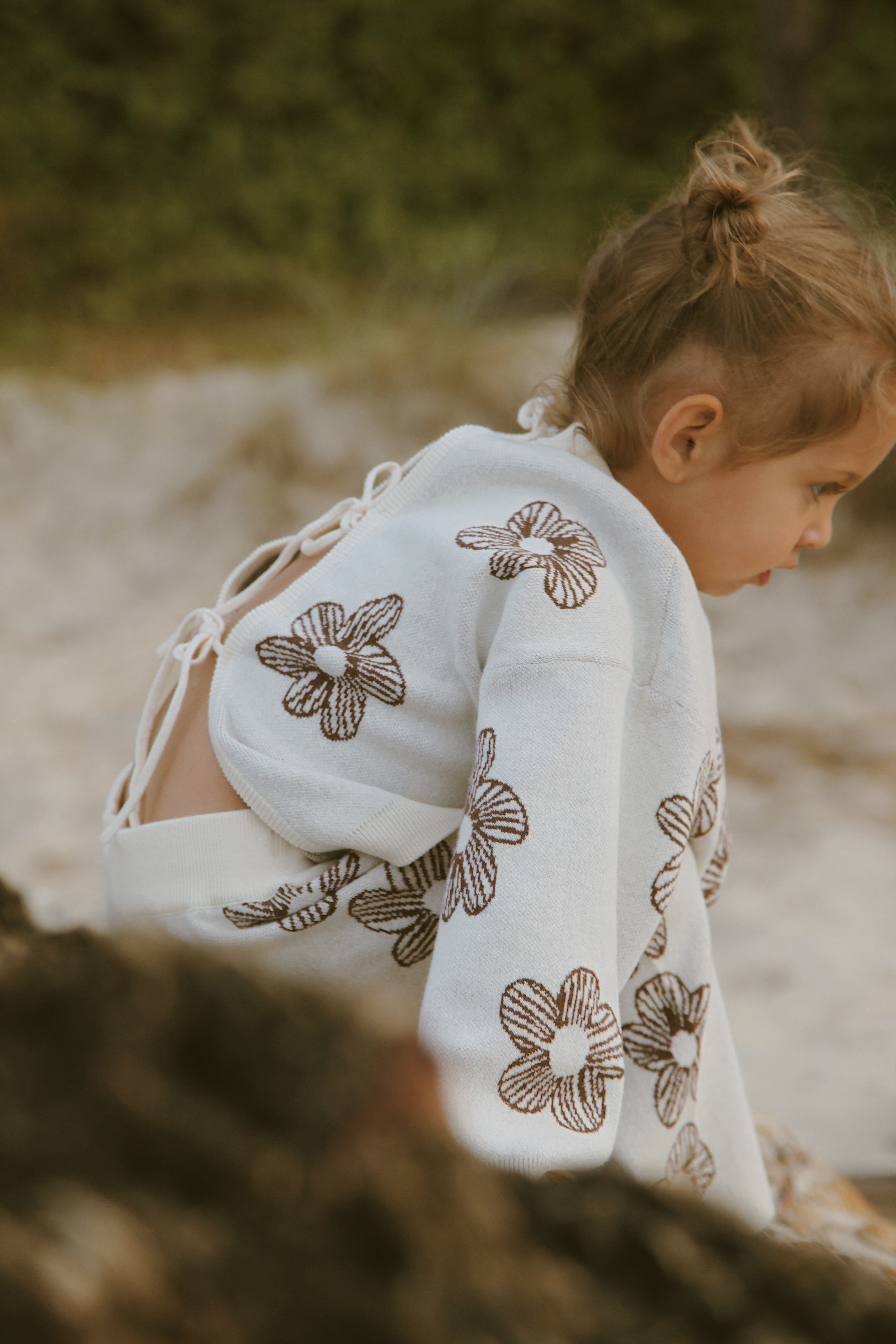 Tie-up Top | Natural Flower
