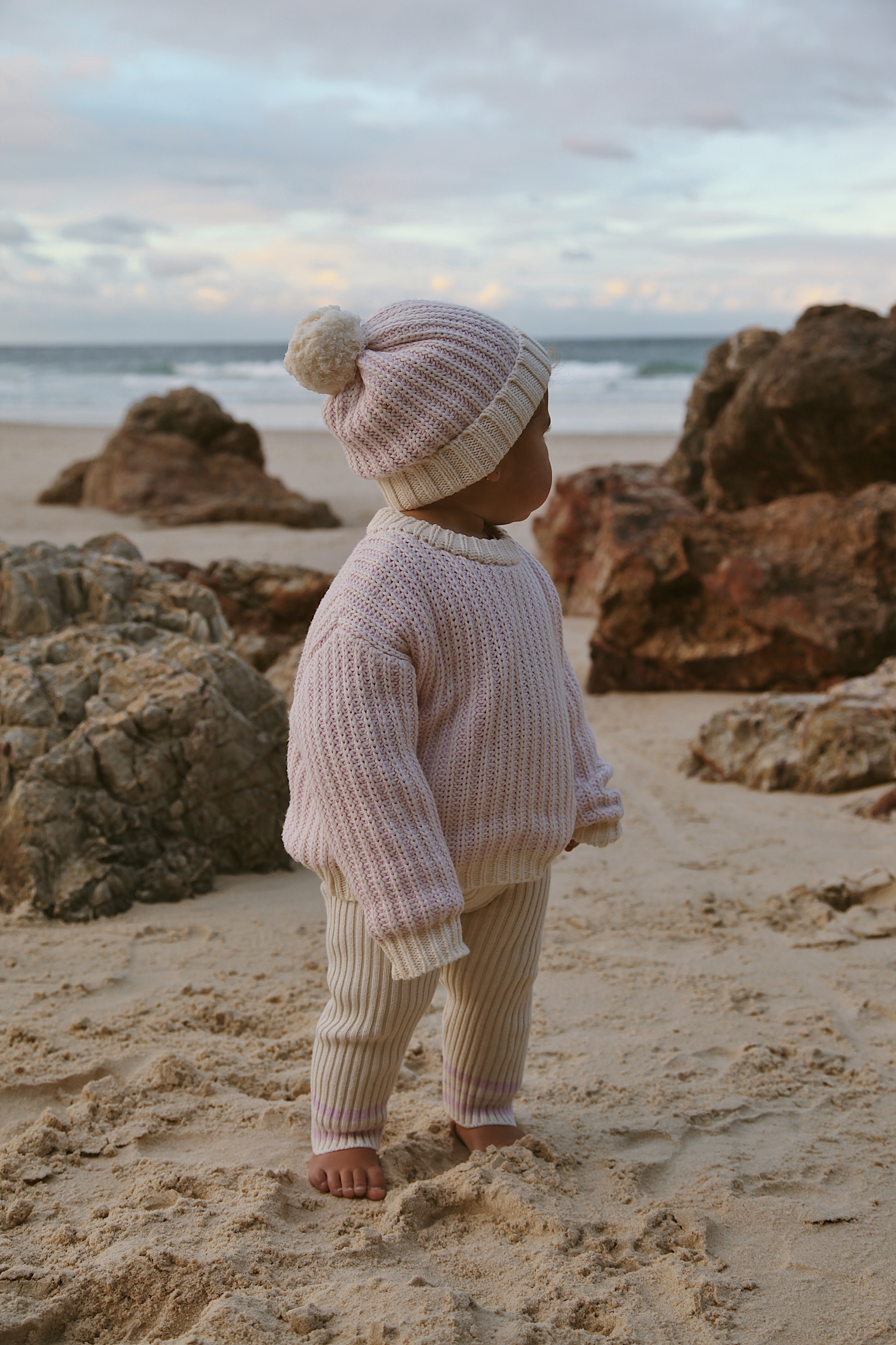 Knit Sweater | Mauve