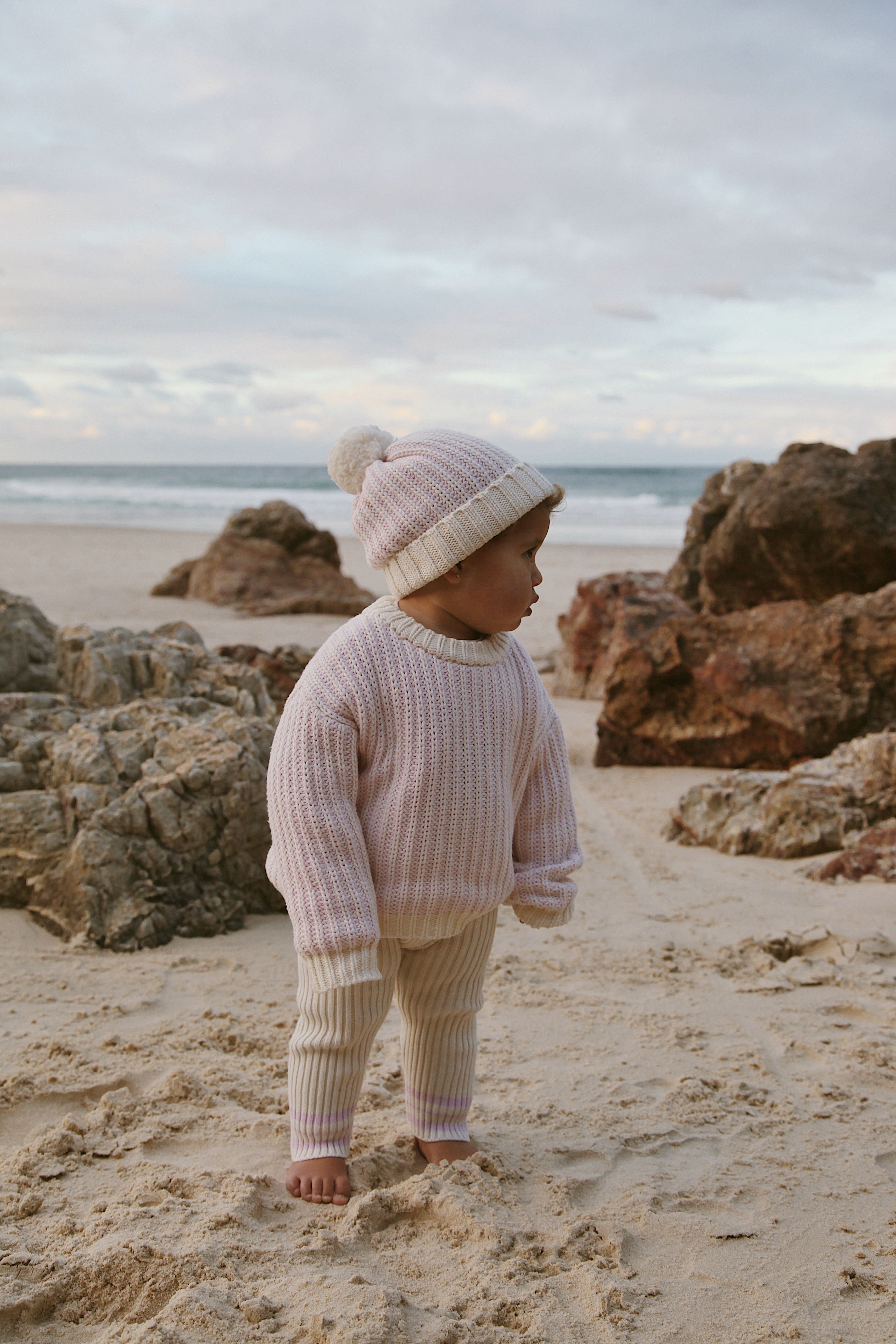 Knit Sweater | Mauve