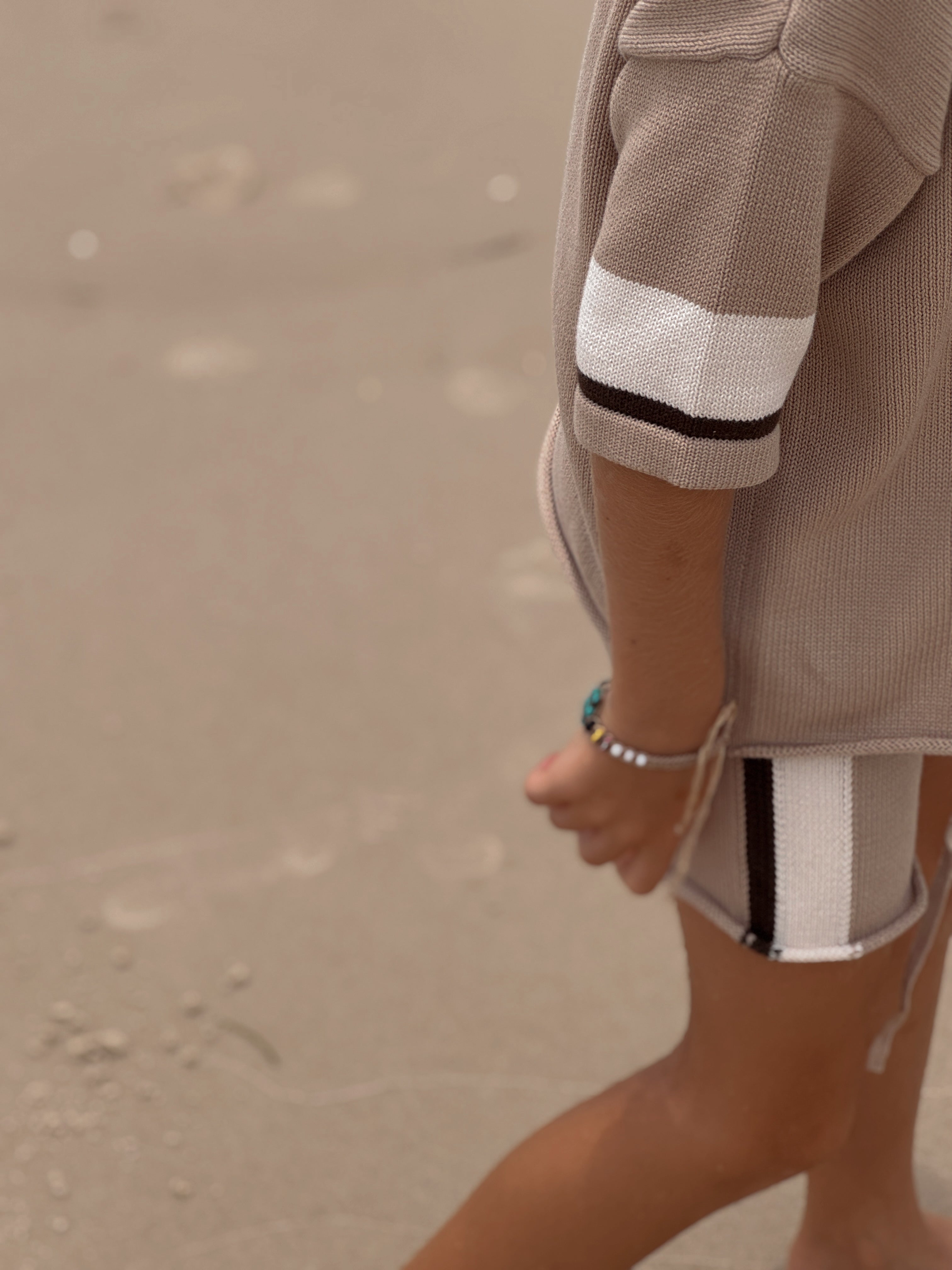 Knit Shorts | Bold Stripe