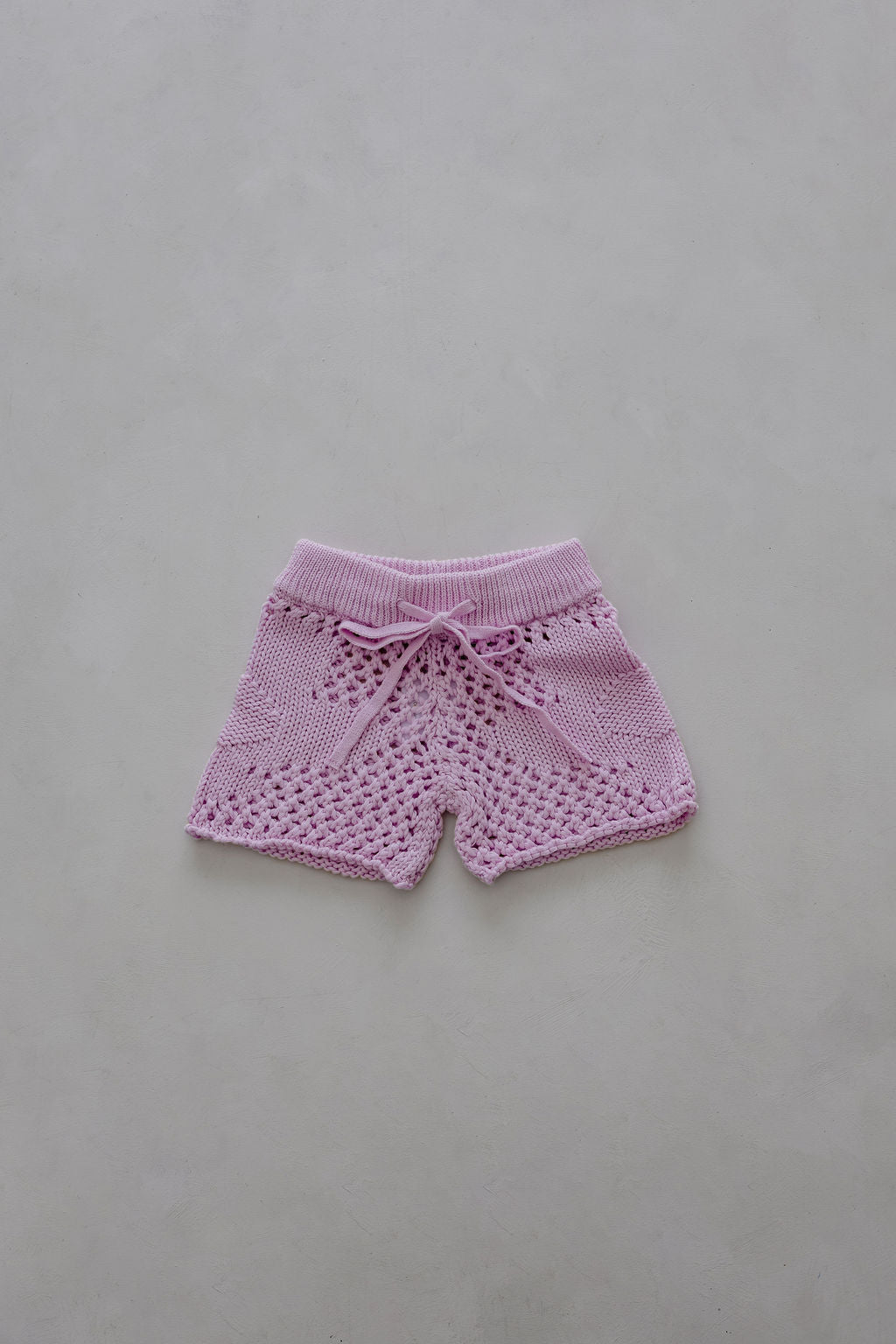 Crochet Flower Shorts | Mauve