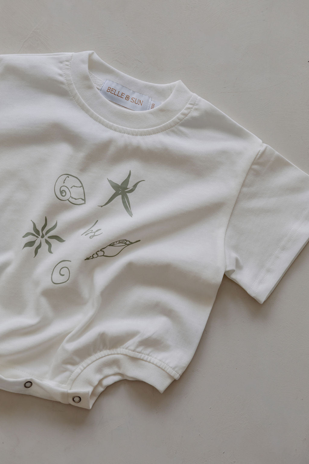 Sea Treasures Romper | Moss