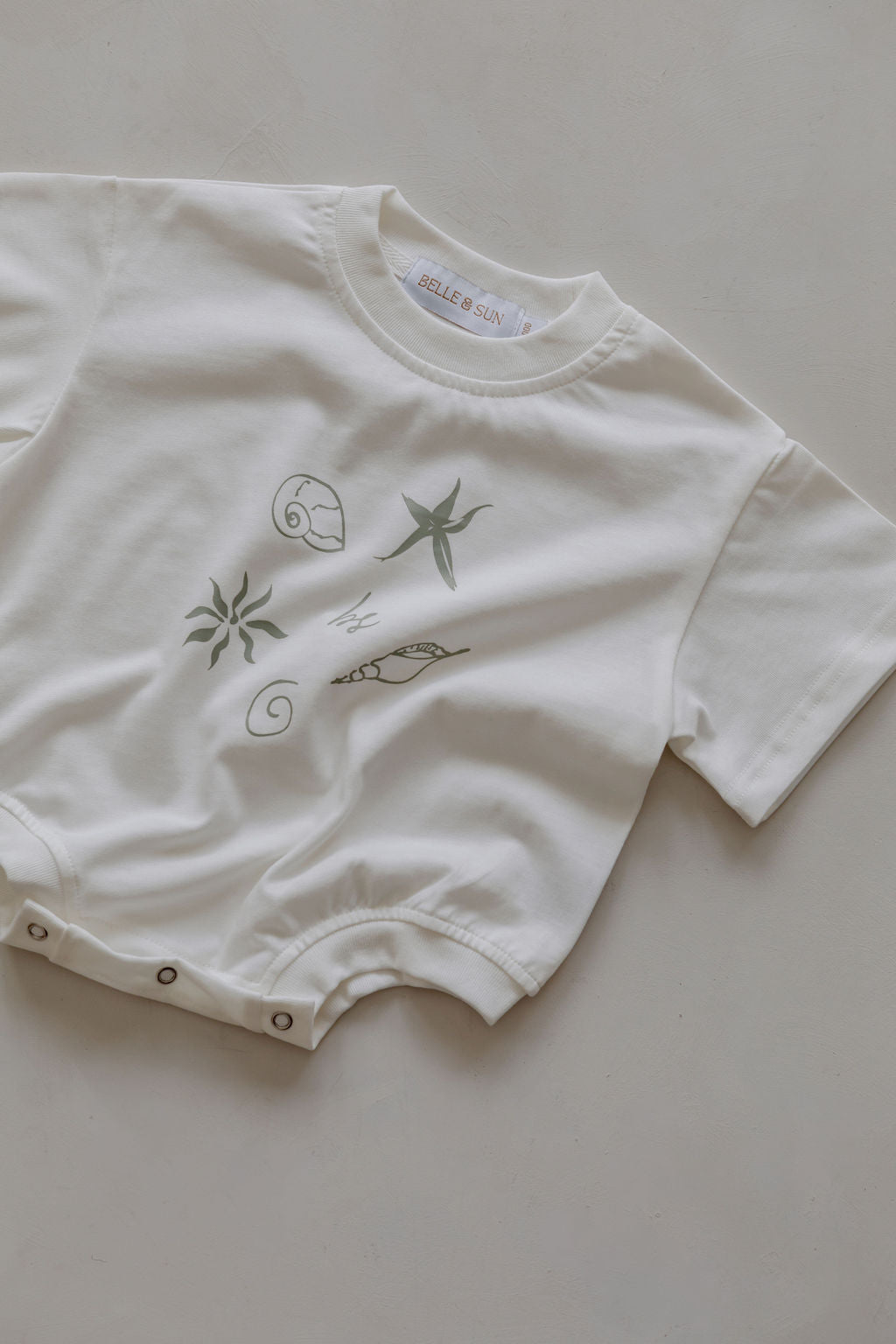 Sea Treasures Romper | Moss