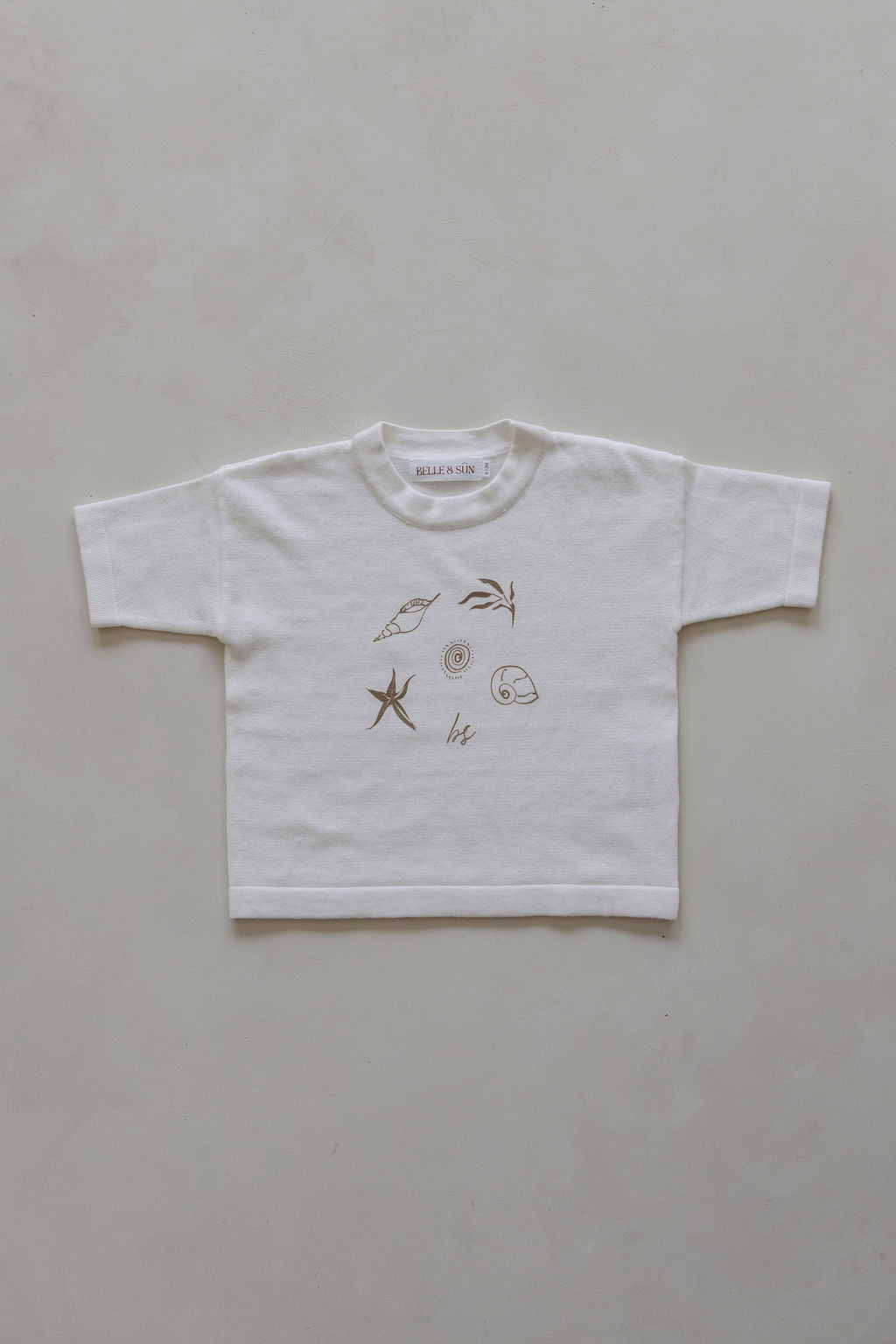 Sea Treasures Knit Tee | Cocoa