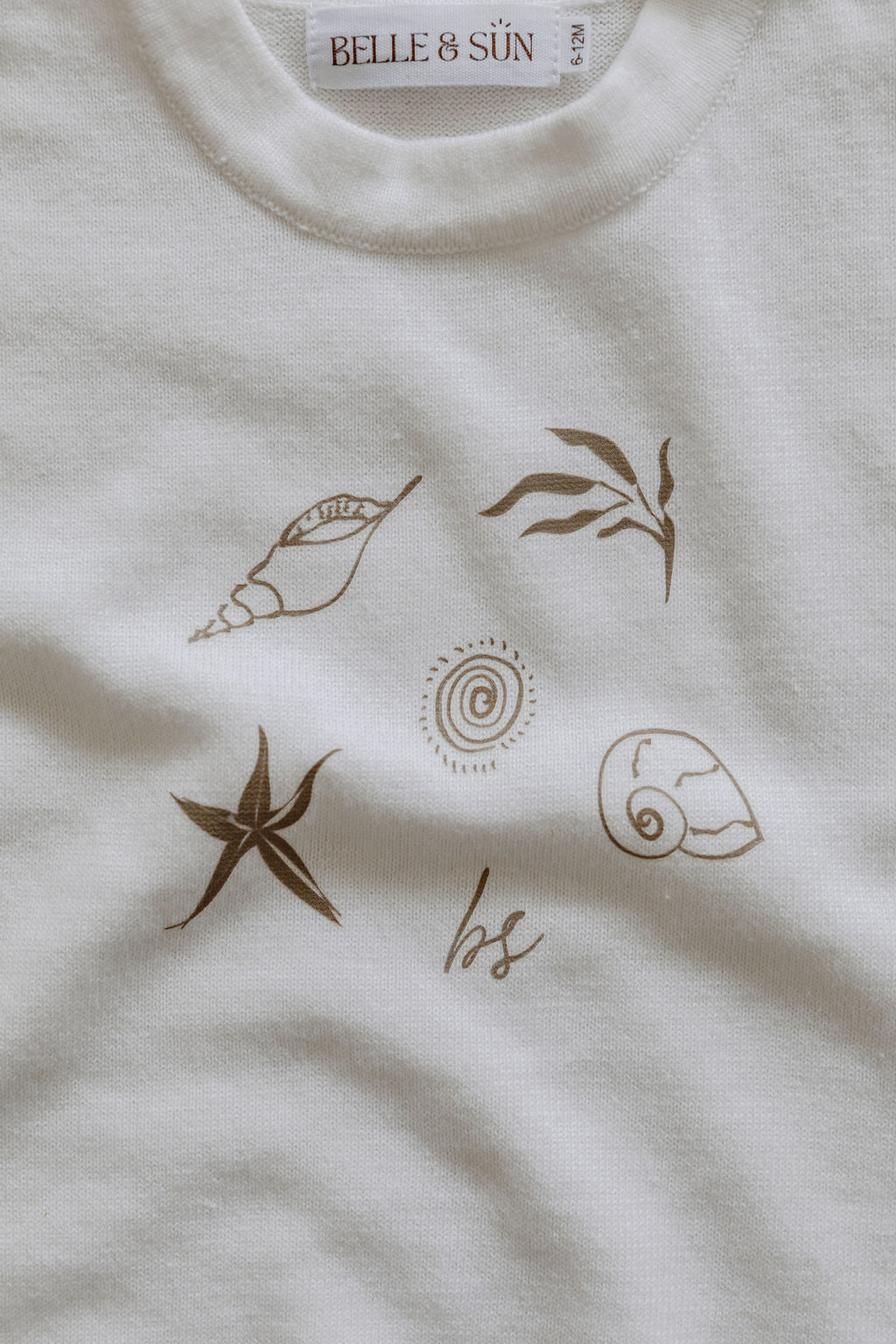 Sea Treasures Knit Tee | Cocoa